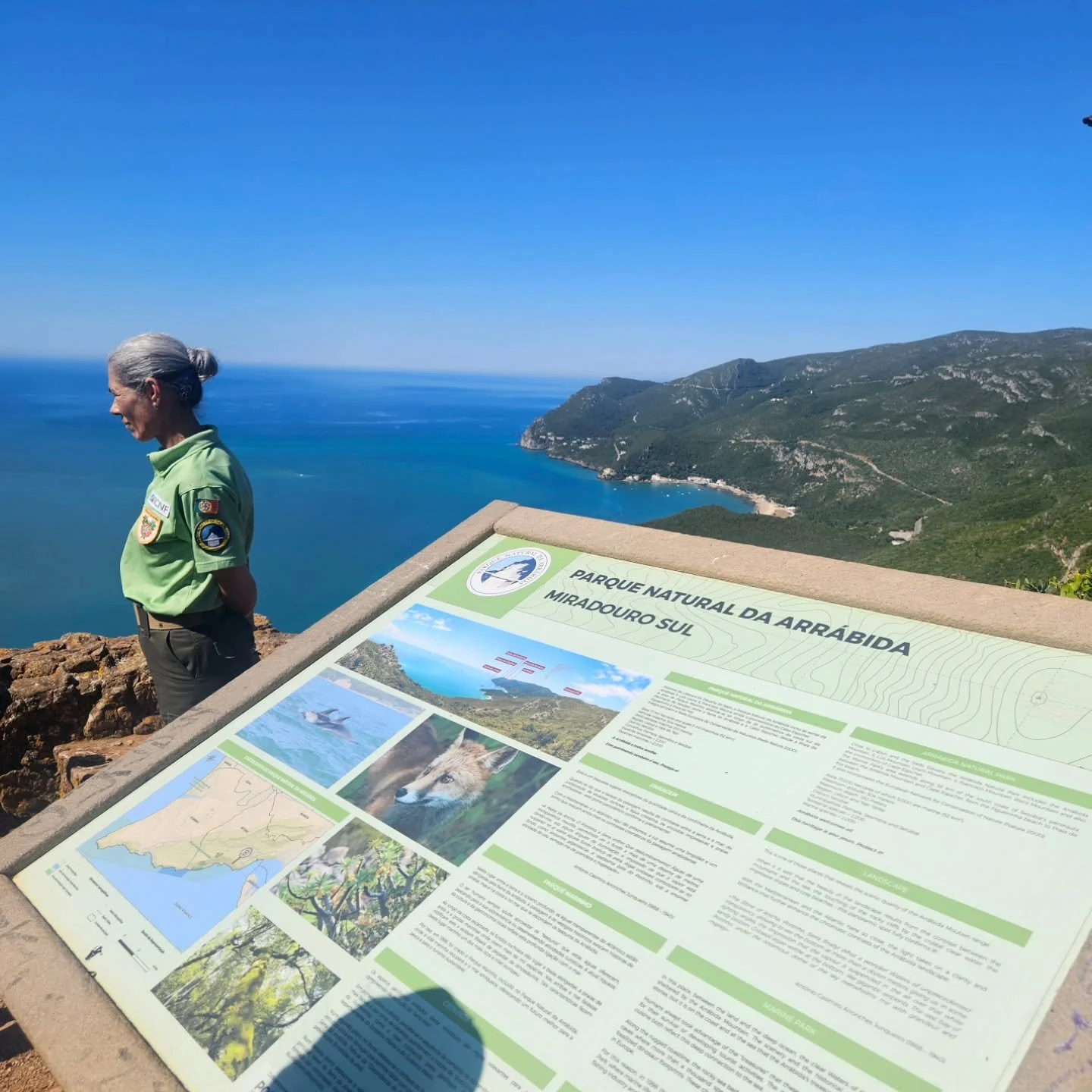 As part of our Erasmus exchange programme Multispecies MUN in Portugal our French and Portuguese students had the opportunity to learn from from Alda Silva, a ranger in the Arr&aacute;bida Natural Park. Alda has served on the frontlines of conservati