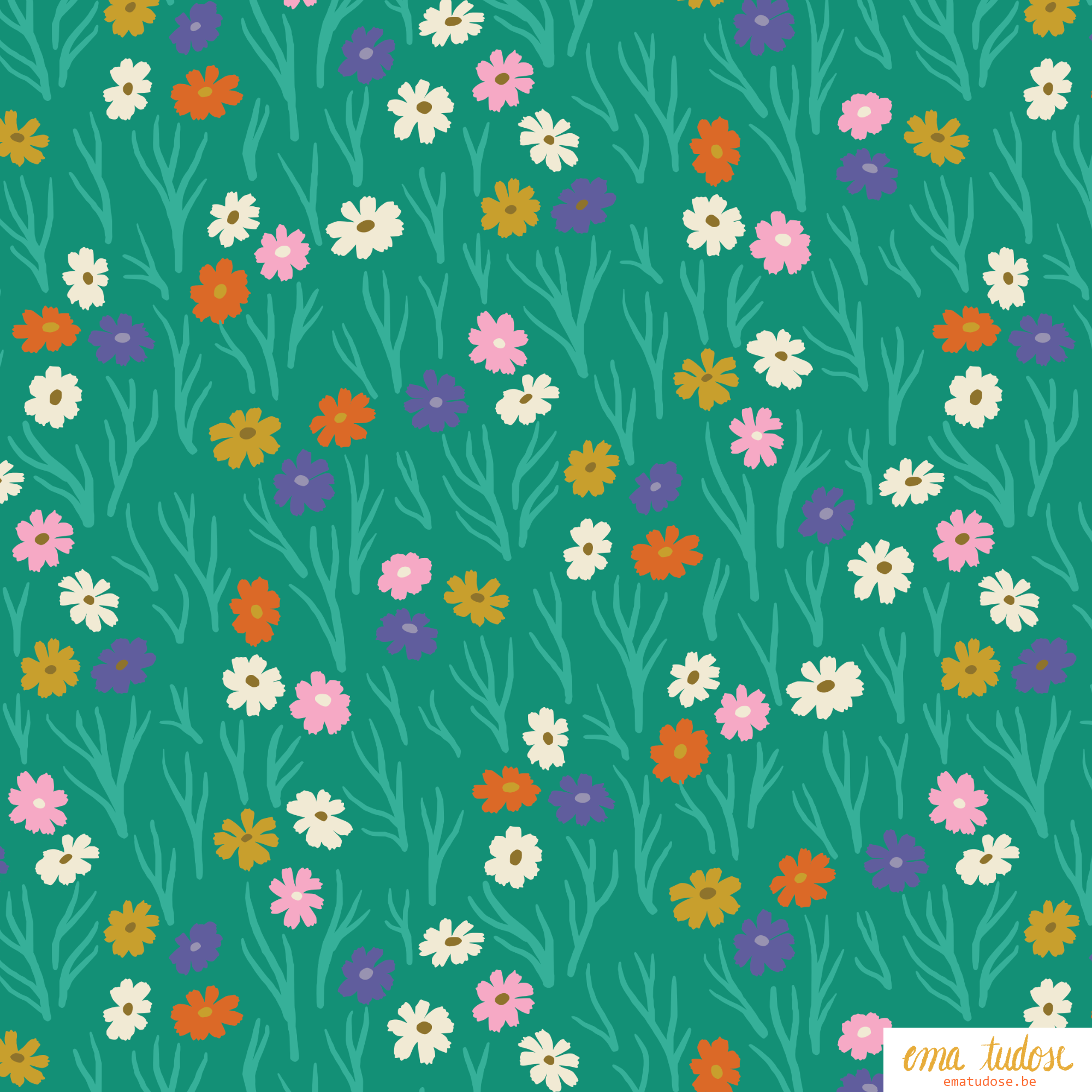 Meadow green multicolor Ema Tudose.png