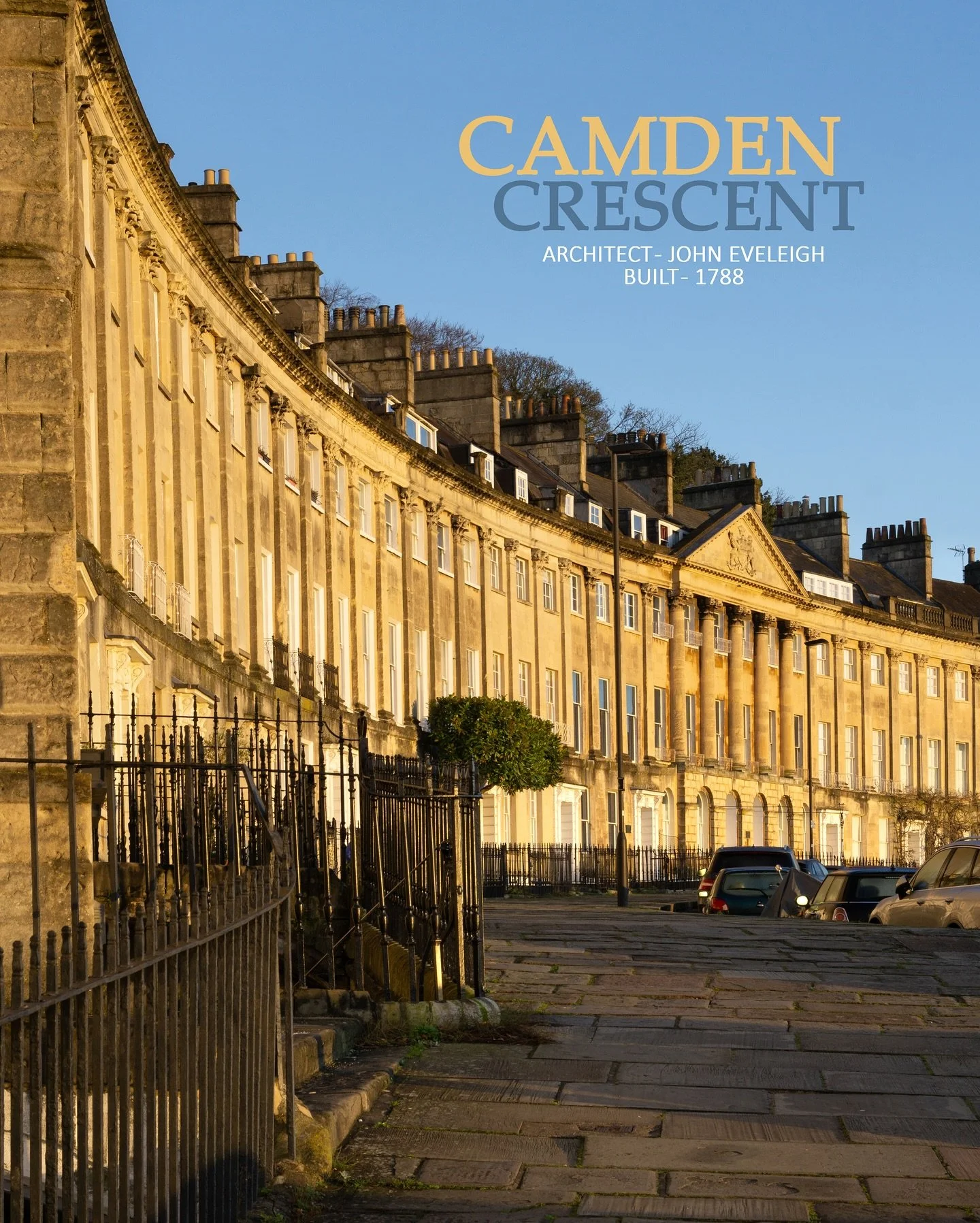 Camden Crescent is a true gem, offering sweeping panoramic views over Bath. Once known as Upper Camden Place, it even makes an appearance in Jane Austen&rsquo;s Persuasion as the home of the Elliot family. The crescent was built in 1788 by the archit