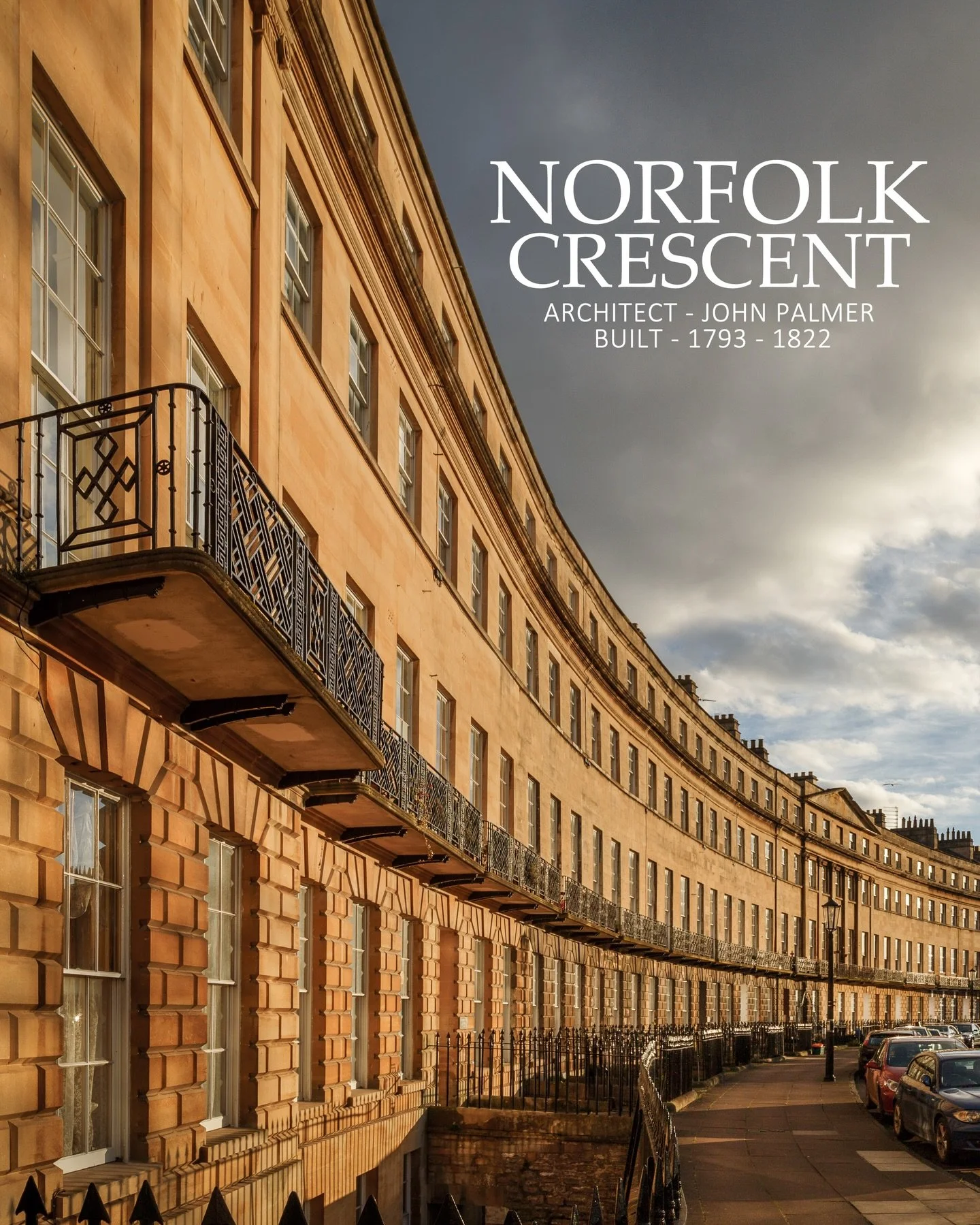 This is a curious location for such a grand structure especially when compared with other crescent buildings that command high vantage points on the northern hillsides of Bath. Off the beaten track and seemingly tucked away down a side street, Norfol