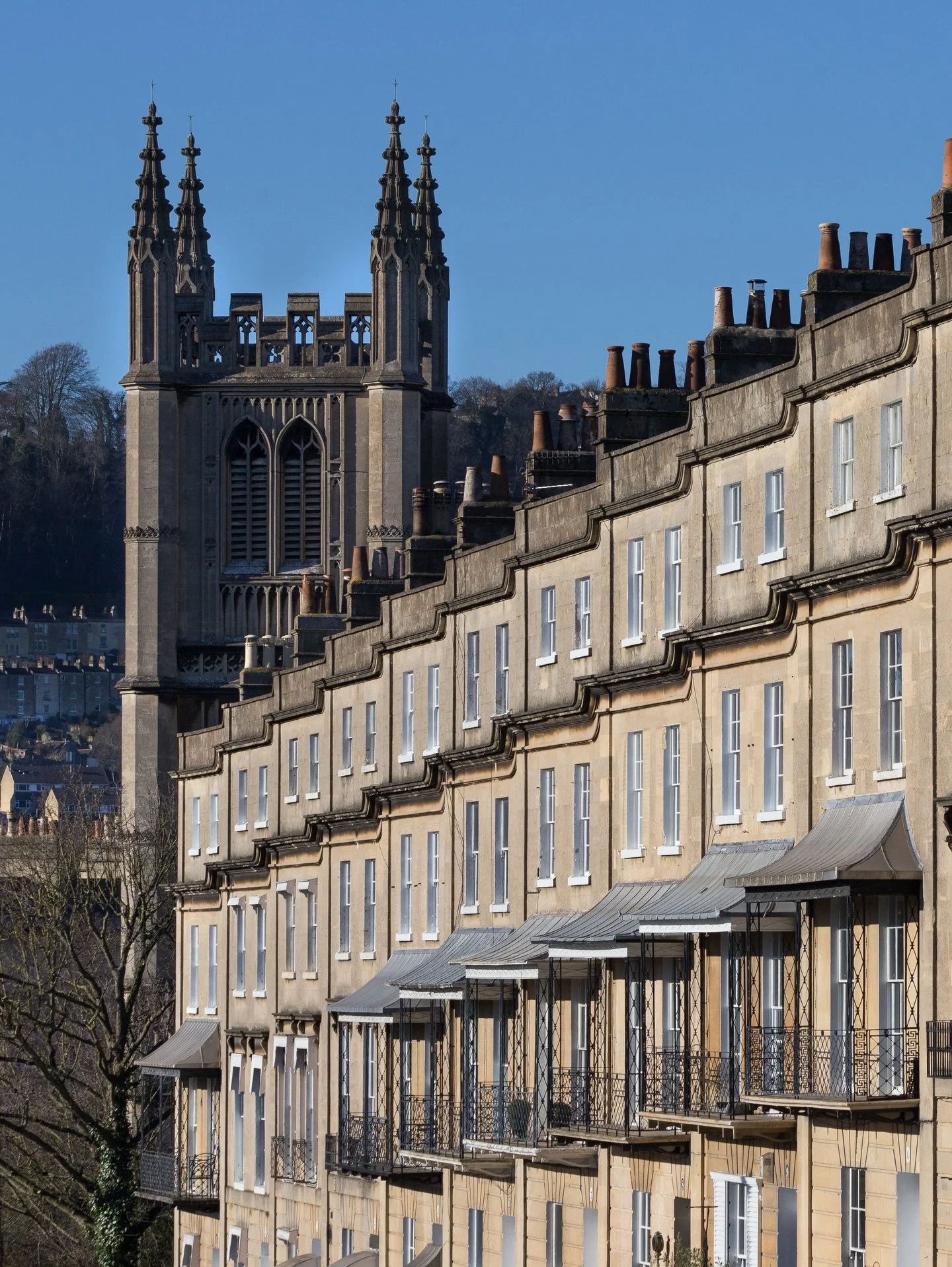 Beautiful Bath - the city of many faces and facades, where every golden building on first appearance appears uniform but look closer to see intricate details and designs unique from the next.

Now, it may be tricky - but top marks to those who can id