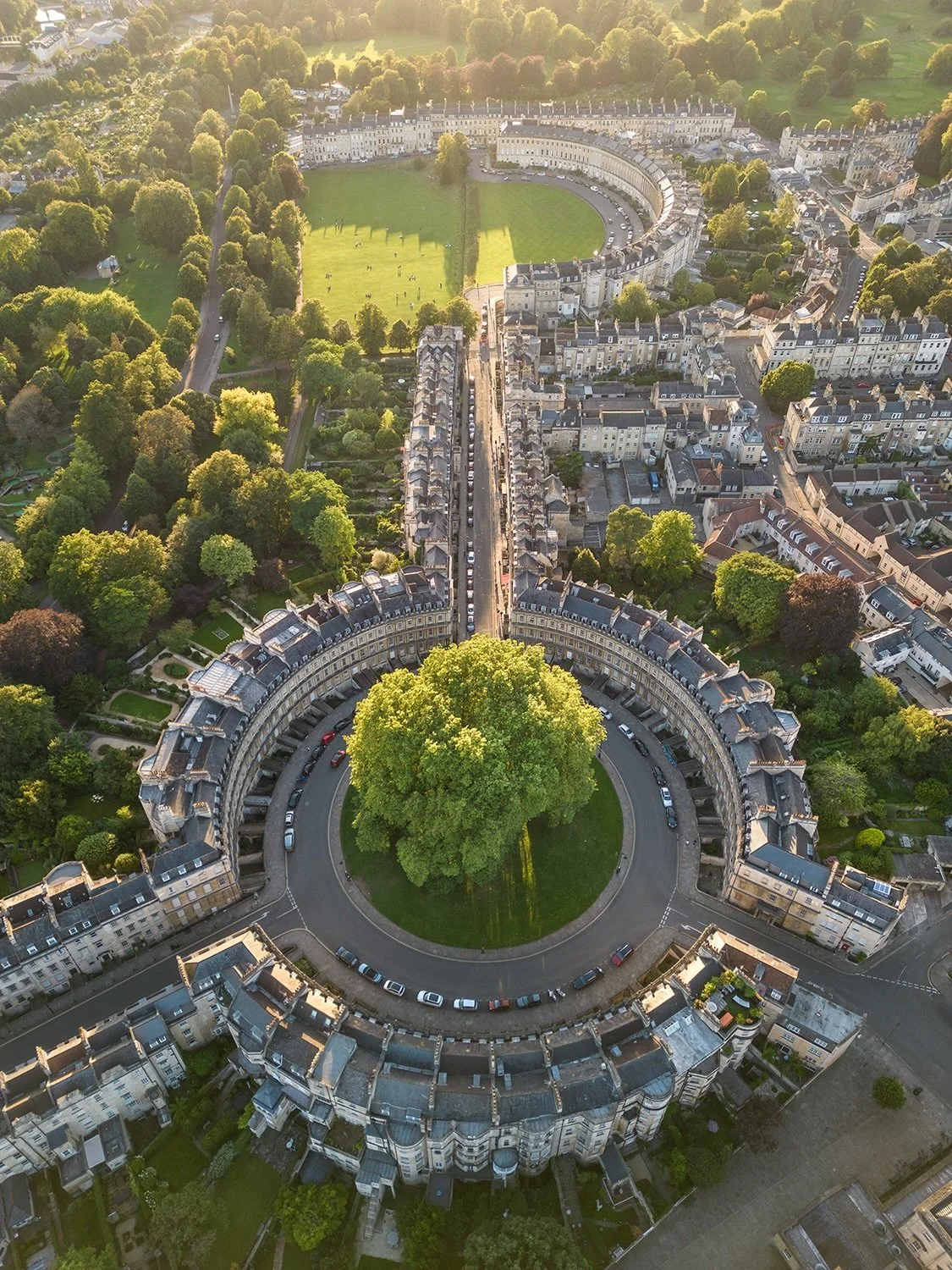 In a city crammed full of icons, the Circus has to take the crown for the most graceful example of architectural poetry. Its perfect circle heralded the start of something really special in Bath, a break from the constrains of boxes and straight line
