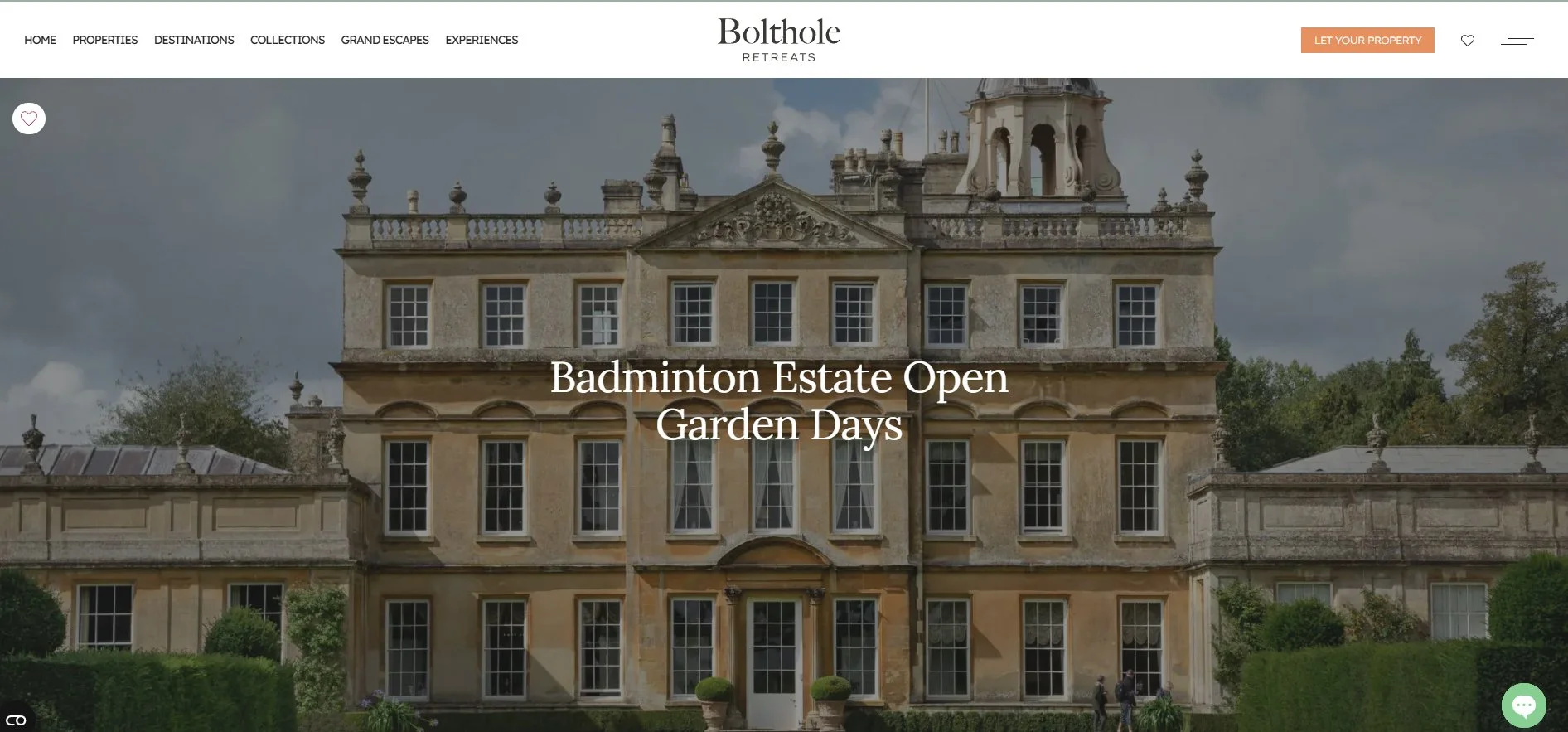 Property photography for Bolthole Retreats