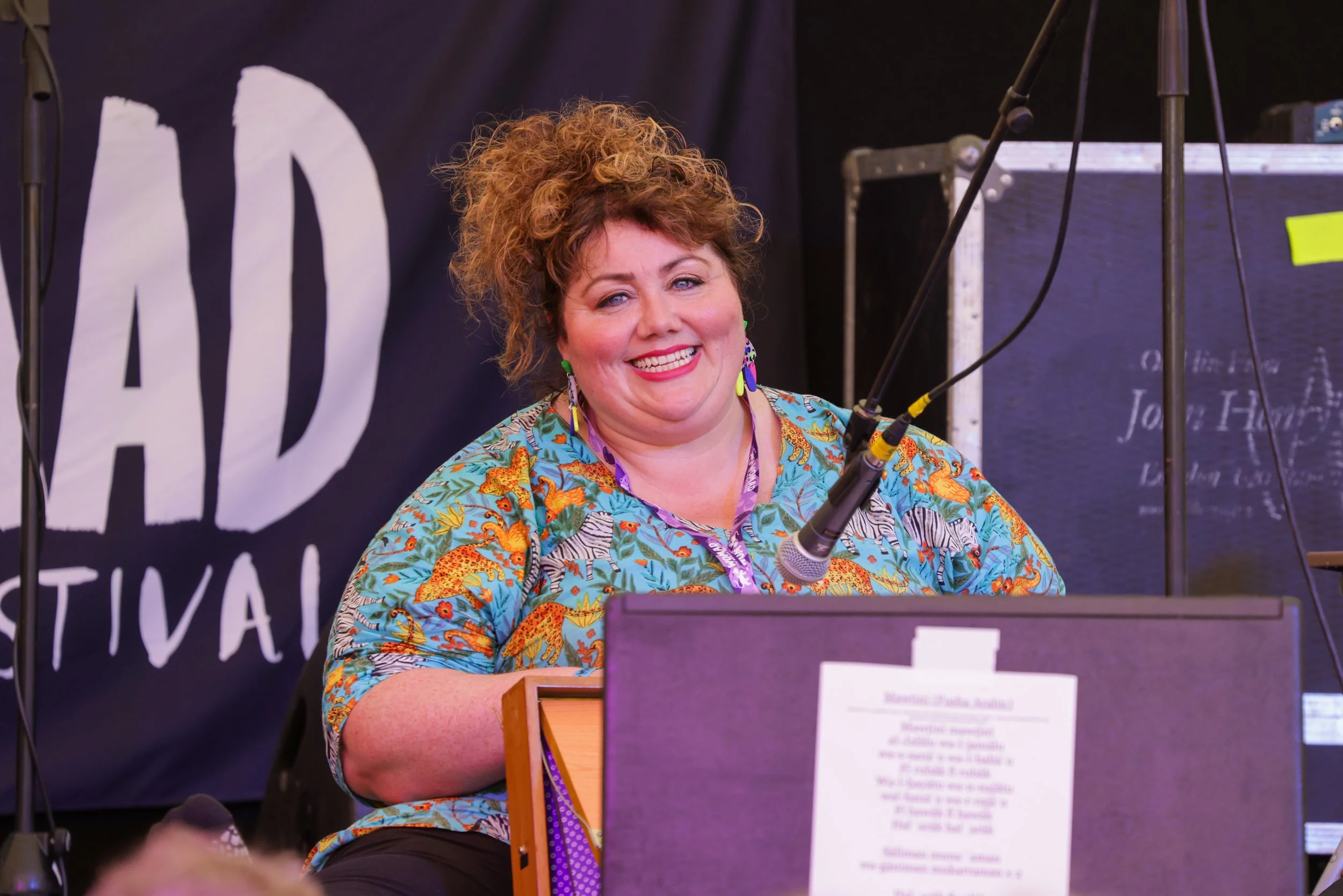 Ríoghnach Connolly of the Breath, Womad Festival