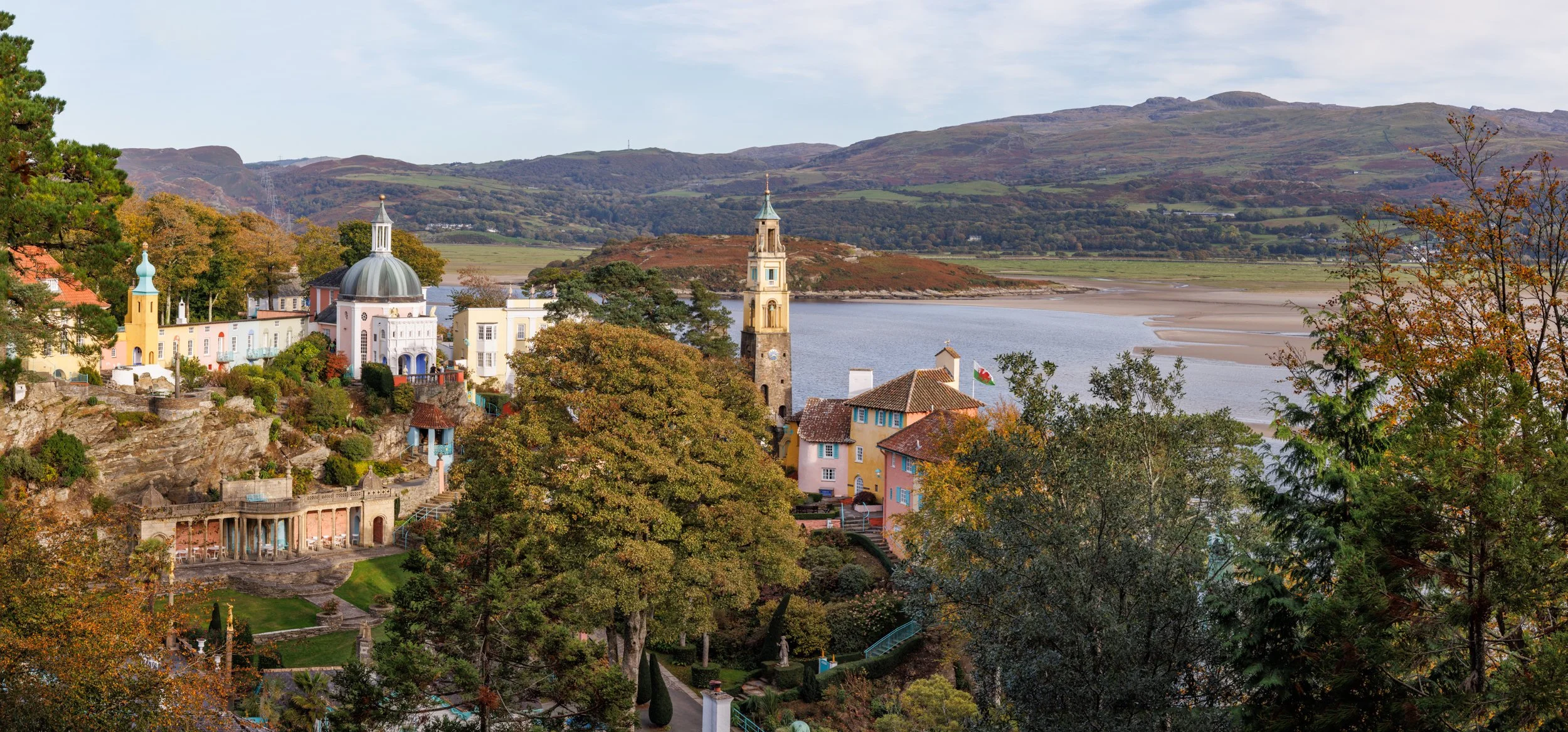 Portmeirion village, Wales