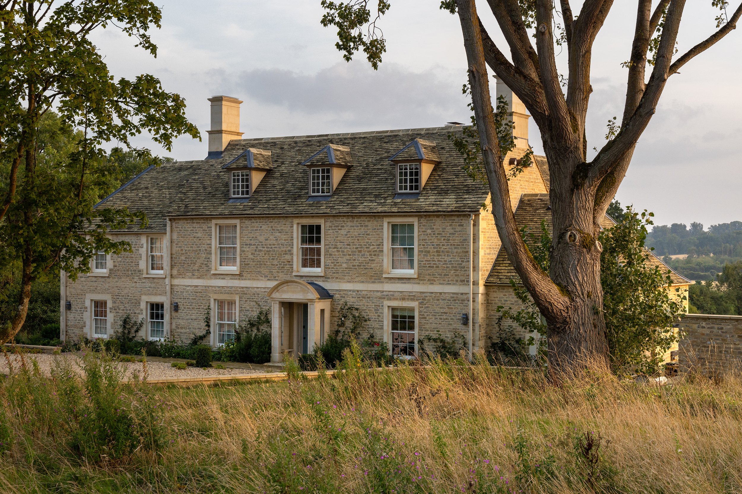 Cotswold farm style limestone vernacular building, photographed for an architect by Casper Farrell in the Cotswolds.