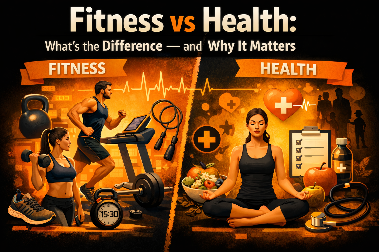 FITNESS VS HEALTH: What’s the difference - and why it matters