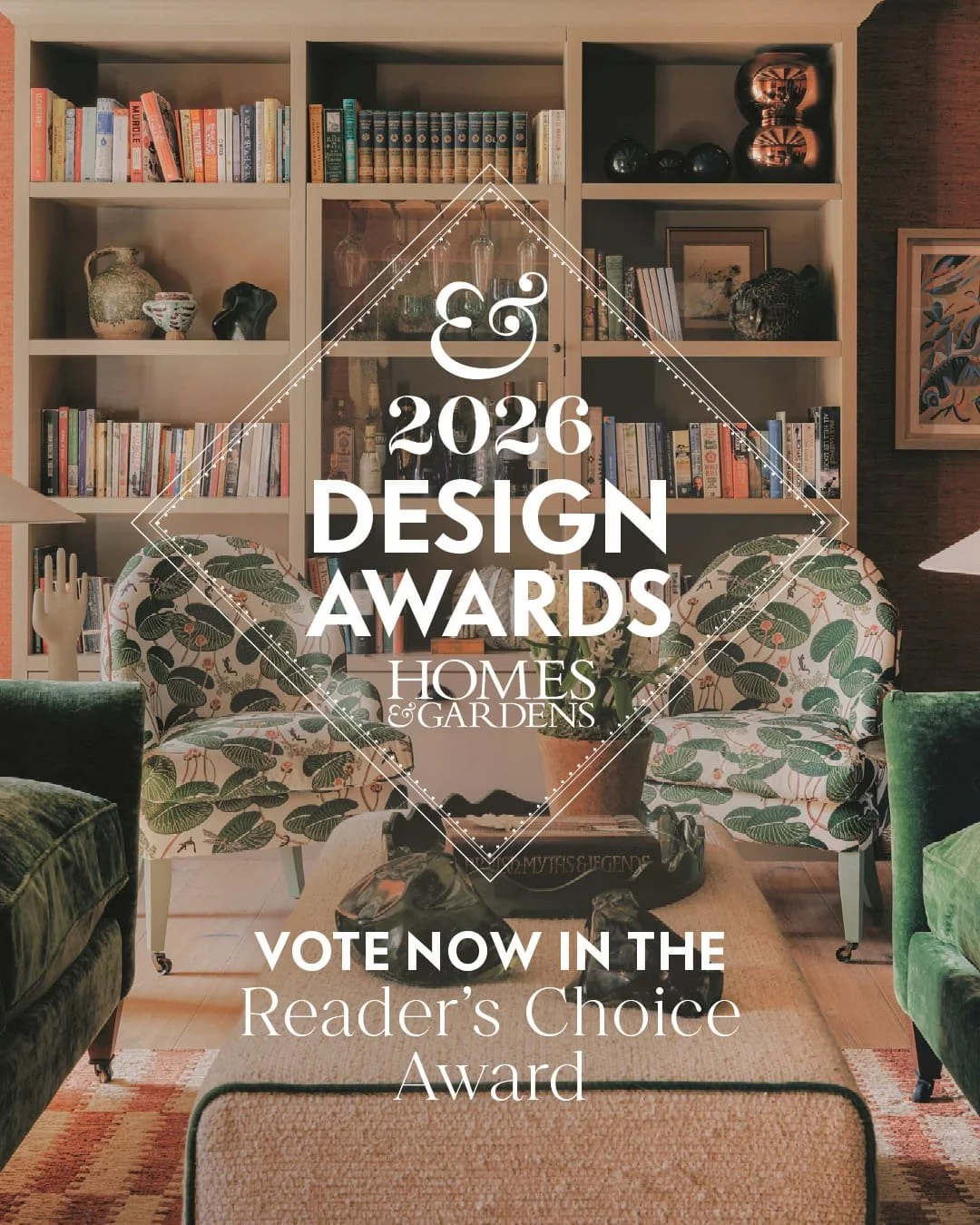 2026 Design Awards Homes & Garden Bryony Richardson Interior Design - Sunset-Orange Living Room