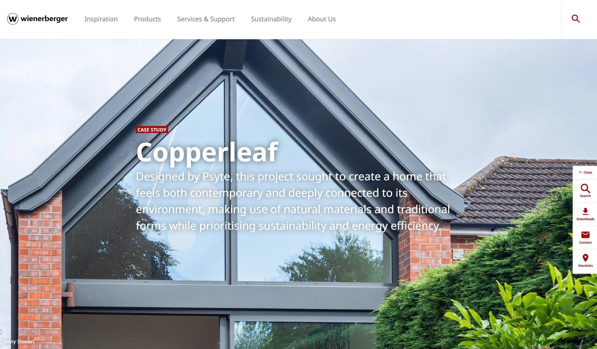 Copperleaf featured by Wienerberger UK