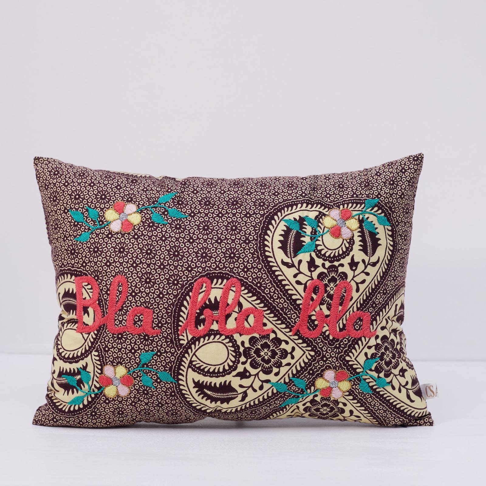'Bla Bla Bla' Pillow