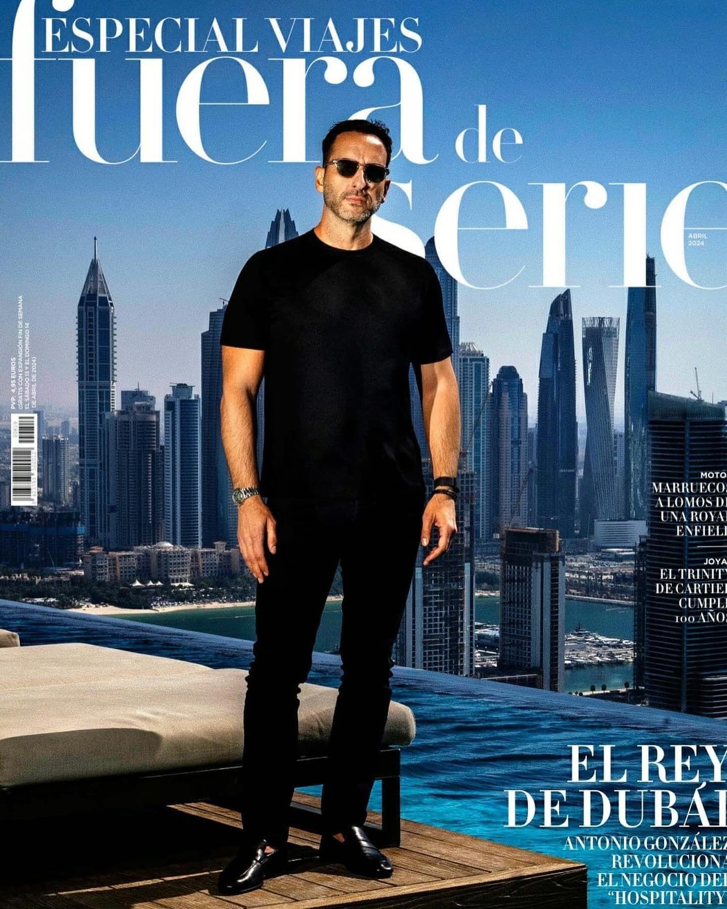 Antonio Gonz&aacute;lez, our Group CEO, is featured on the cover of Fuera de Serie by the renowned Spanish newspaper EXPANSI&Oacute;N, highlighting his leadership role at Sunset Hospitality Group. Leading from the heart of Dubai, Antonio oversees a g