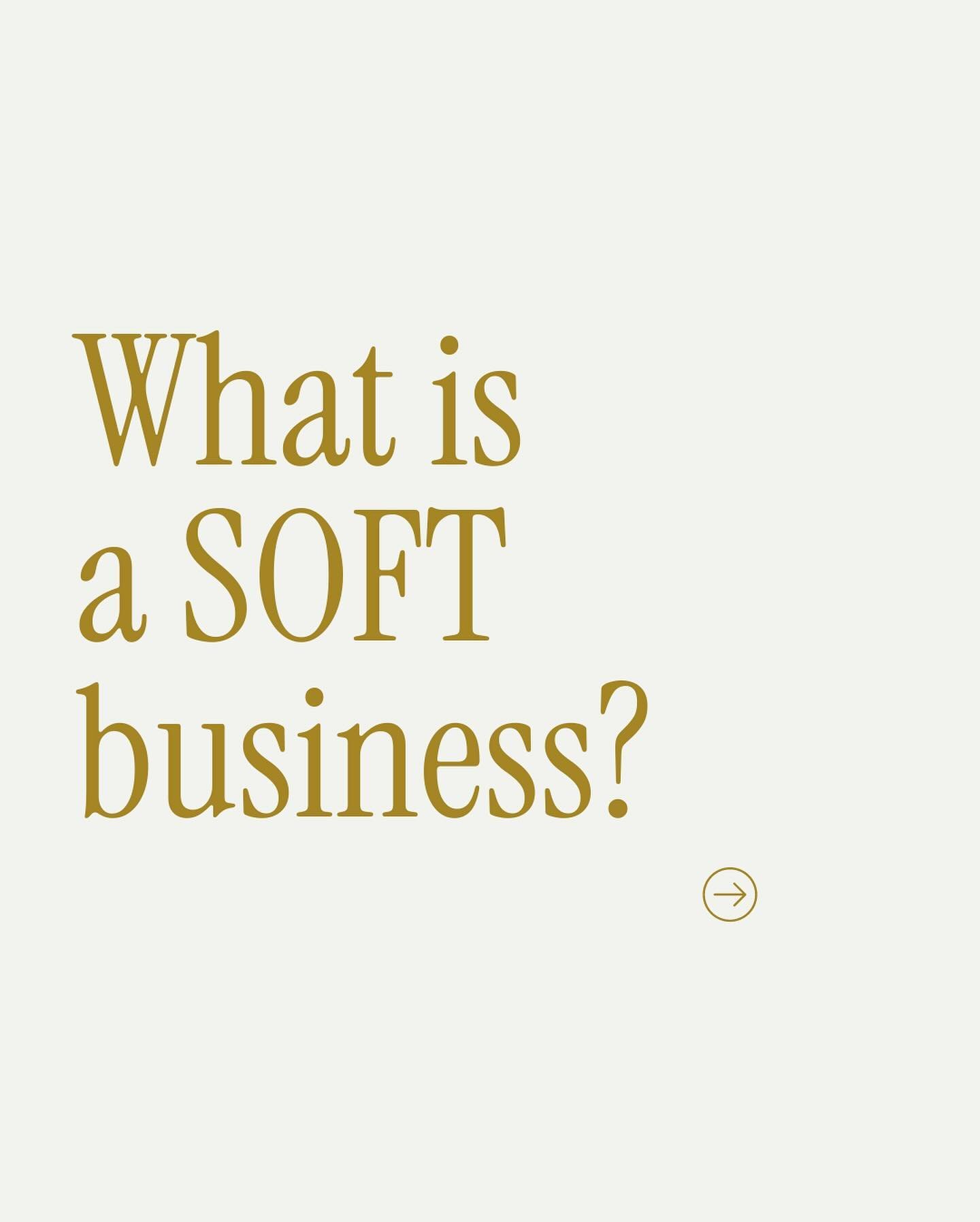 I was writing about a SOFT Business today when I was doing my morning pages. I think one of the (many) things I love about a SOFT business is that it&rsquo;s both STRATEGY and HEART. 

We can bring both to our business. 

SOFT is the new strong. 
🤍?