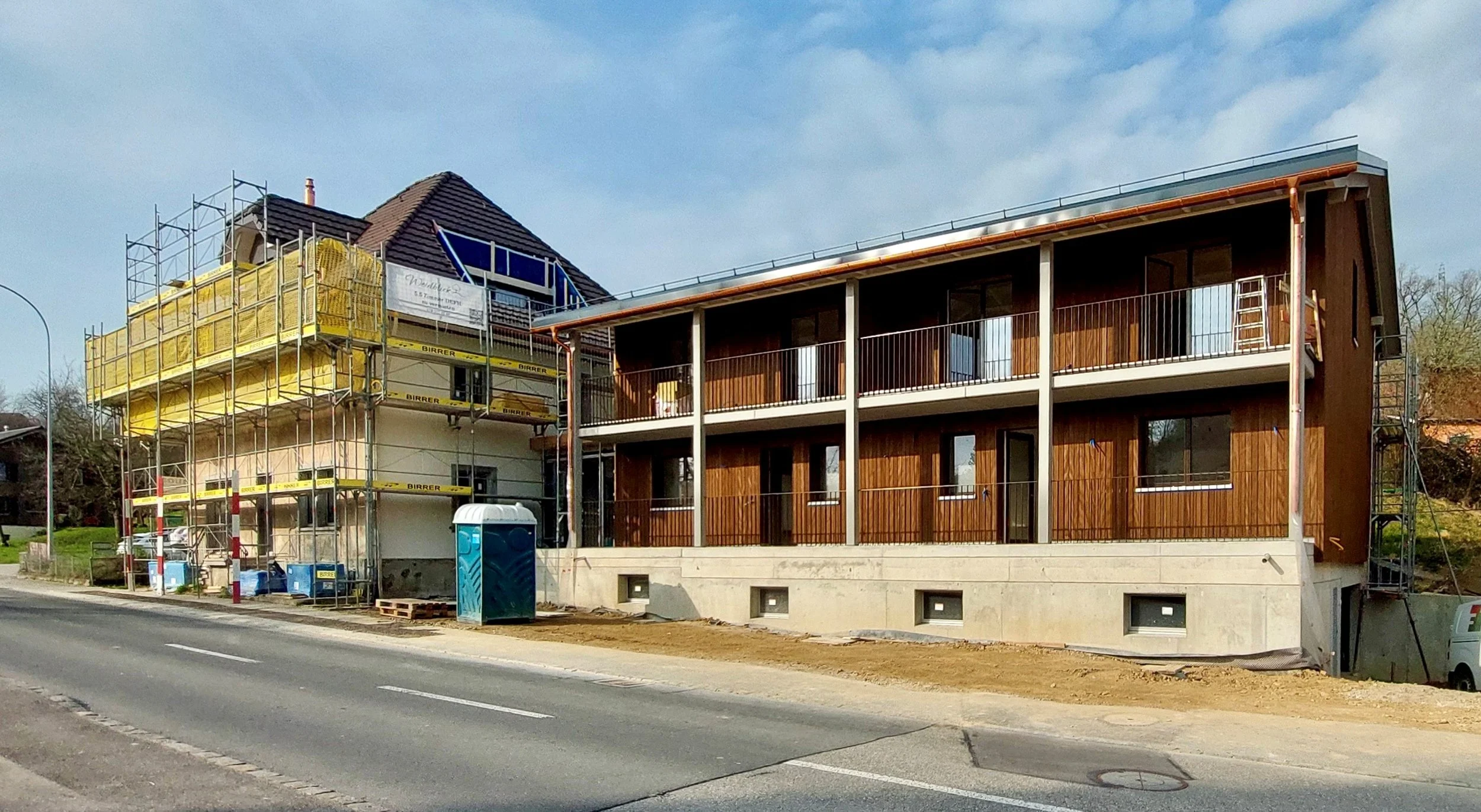 Sanierung Wohnhaus und Ersatzneubau Doppel-EFH, Pfaffnau