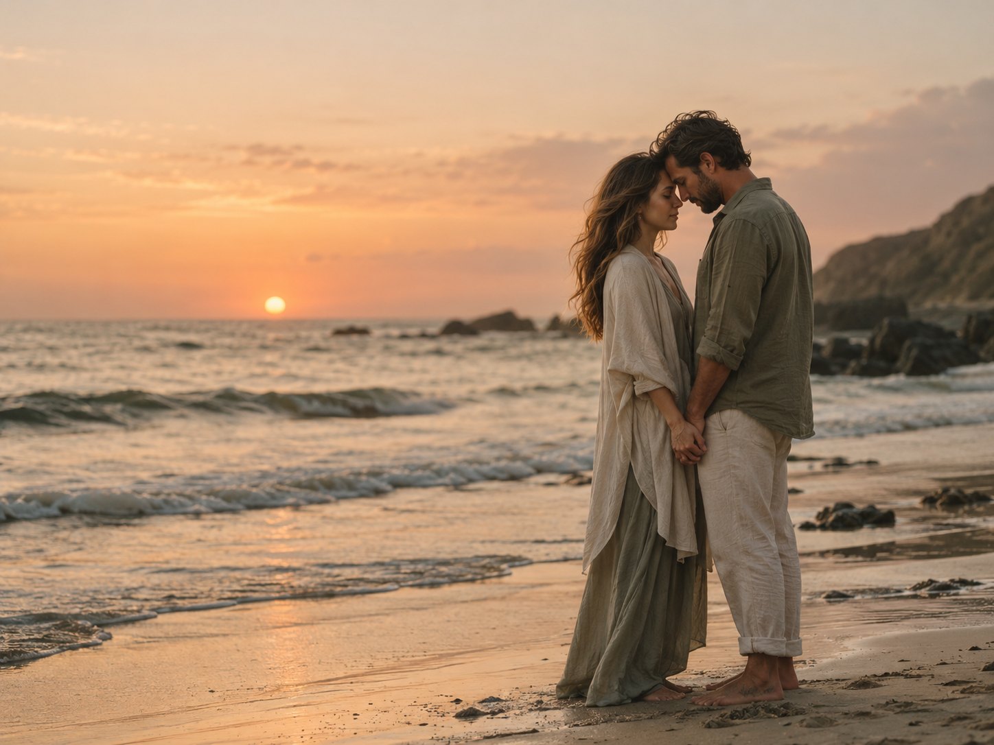 couple at the beach