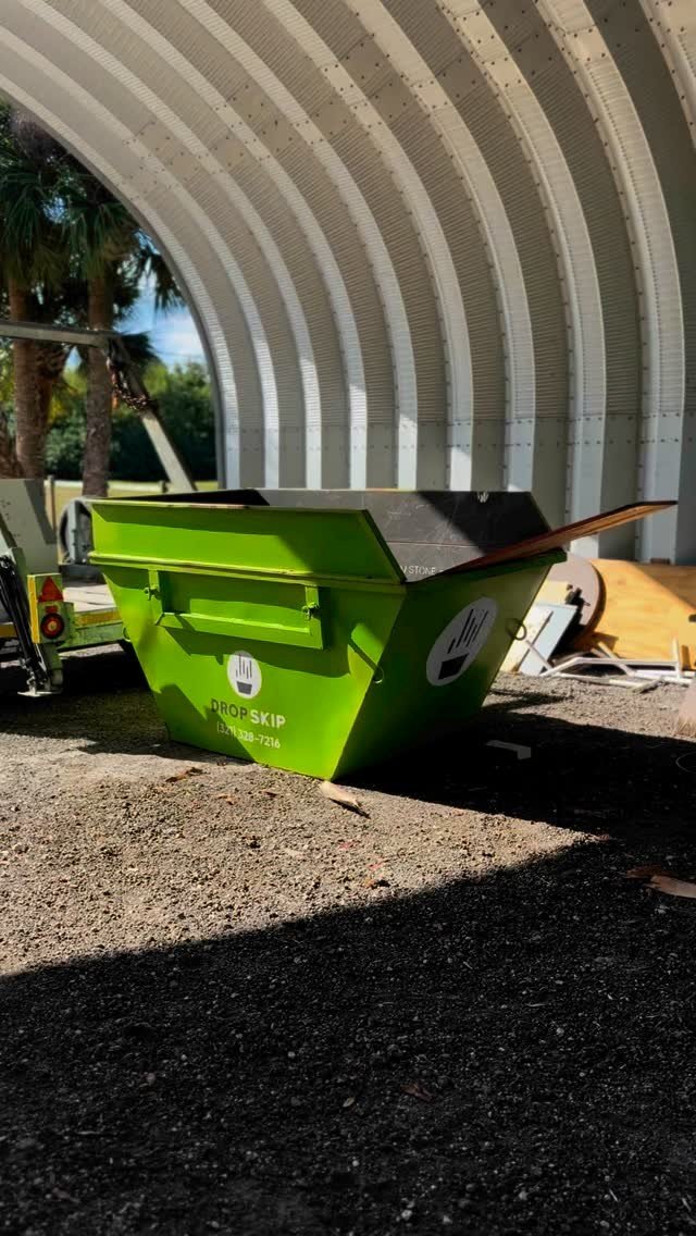 Quick drop at Quail Run Retirement! Our Mini bins are the perfect fit for small projects and clearing out clutter.
Choose smart, choose DropSkip for hassle-free waste management! For more. Visit us at www.dropaskip.com or call us at 321.328.7216
.
.