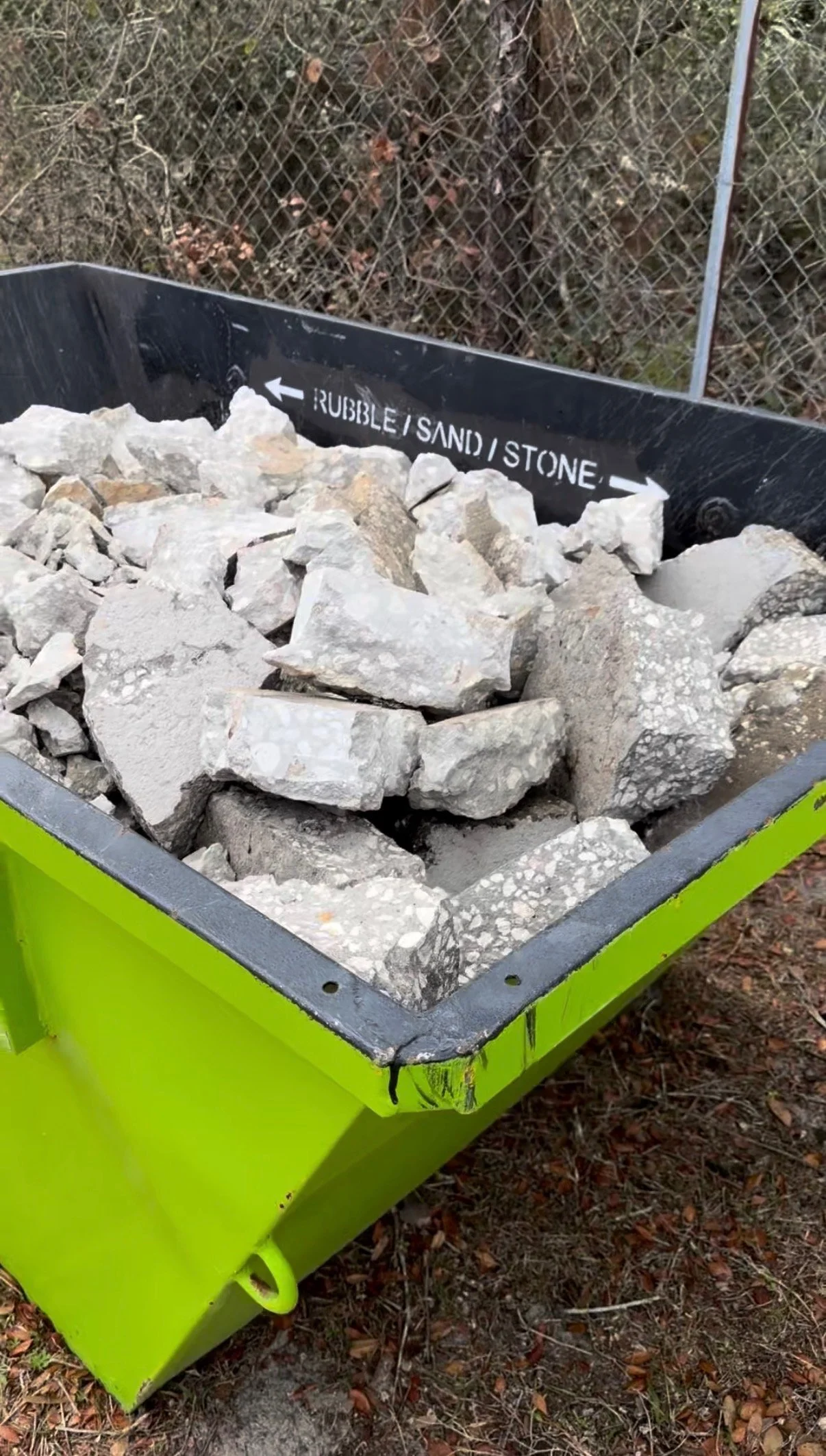 Concrete &amp; Driveway Debris: Which Dumpster You Need