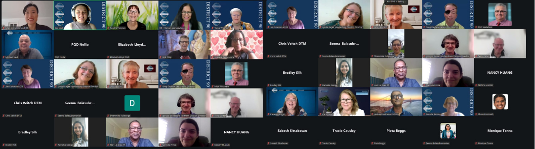 District Director’s message at the Final District 90 AD/Div D Training