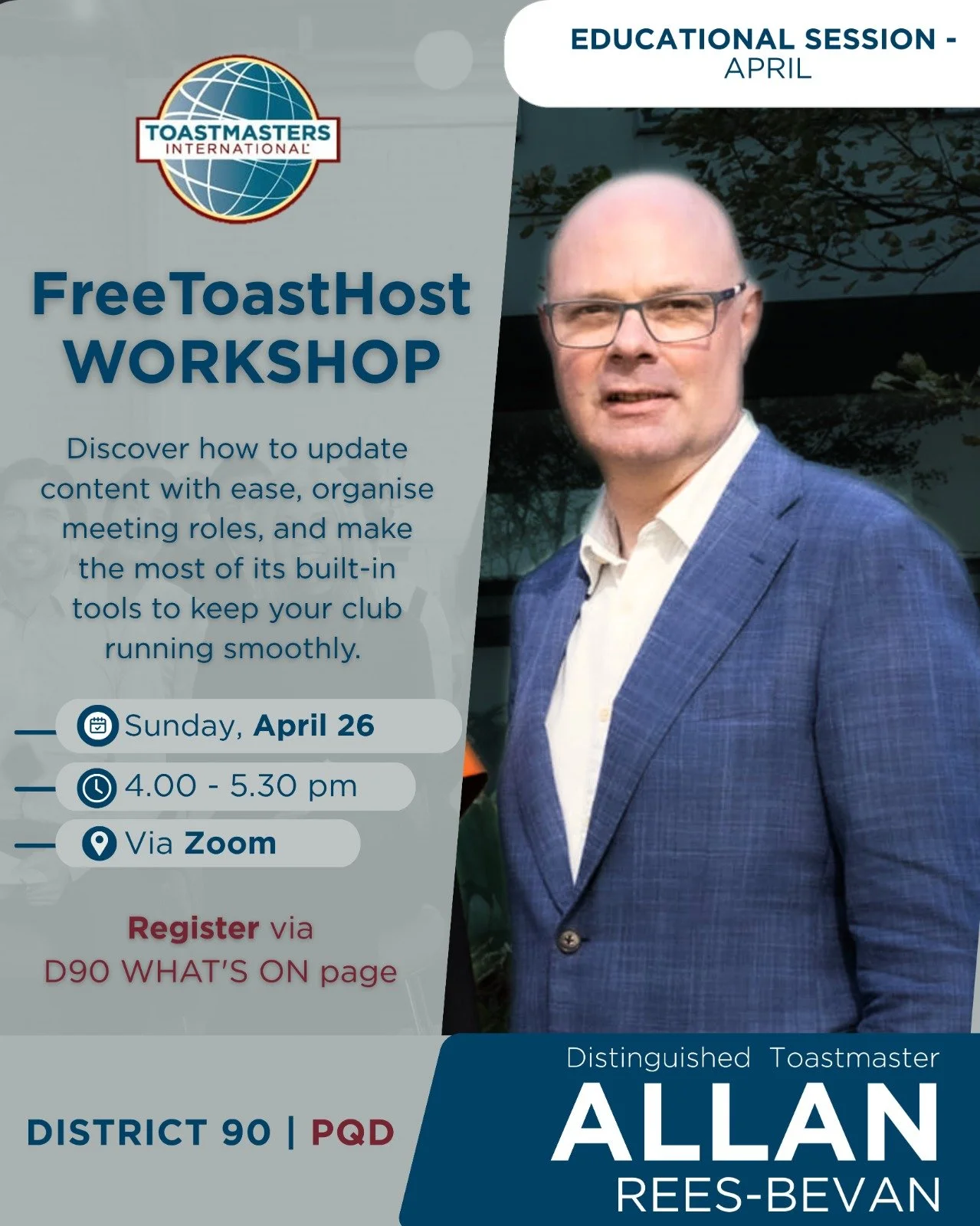 Free Toast Host Workshop