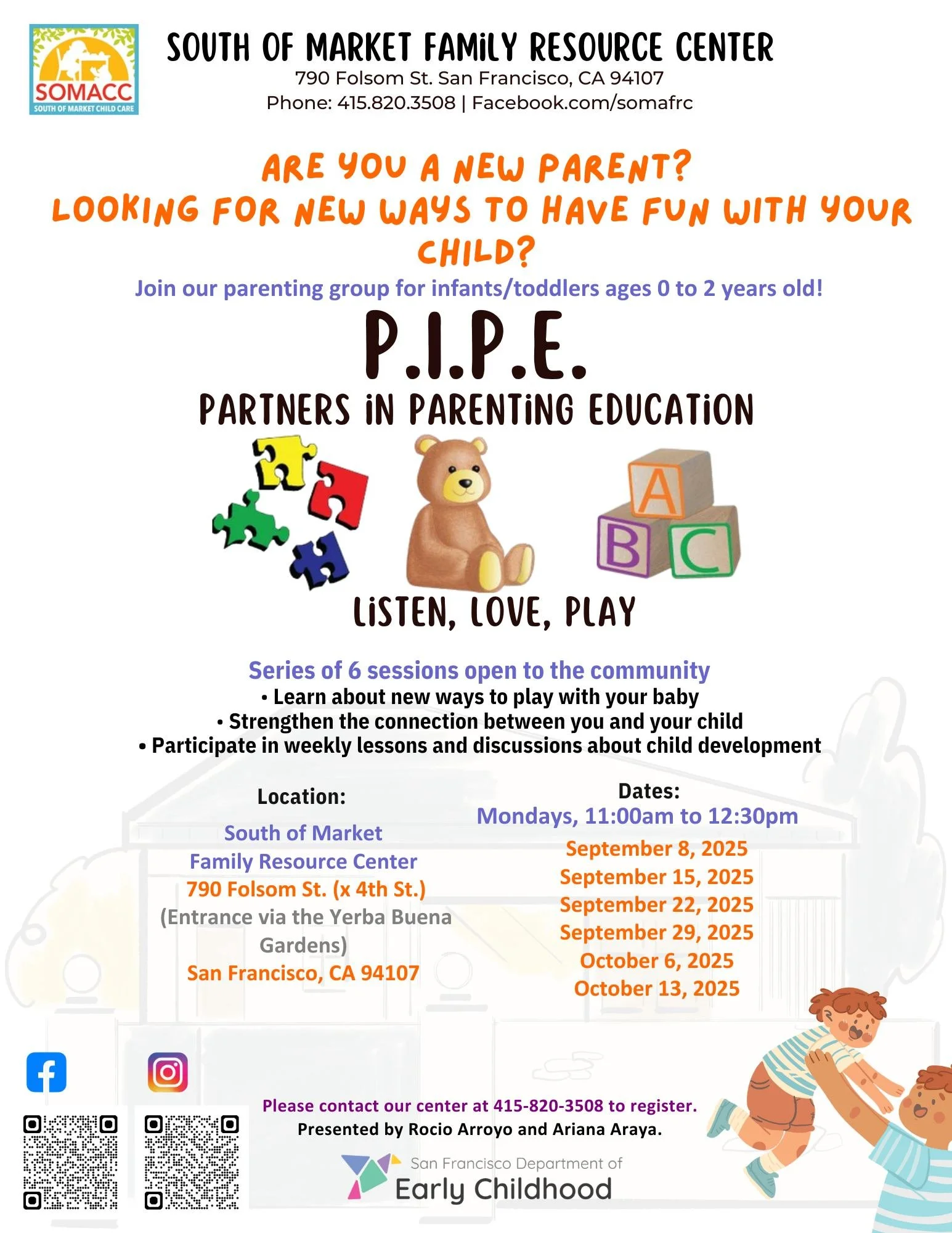 Parents in Parenting Education (P.I.P.E) - Session 1 of 6
