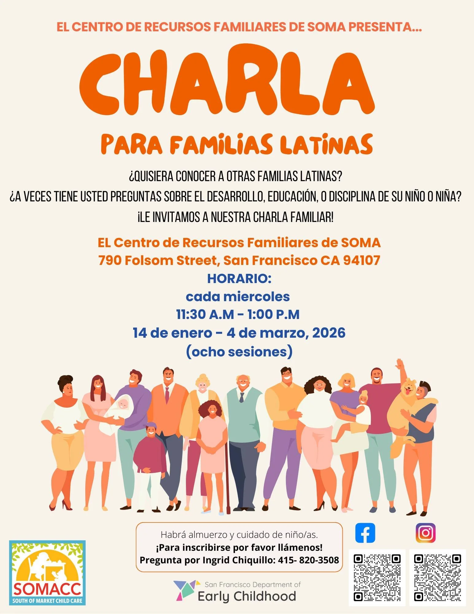 Charla: Para Familias Latinas (Sesión 4 de 8)