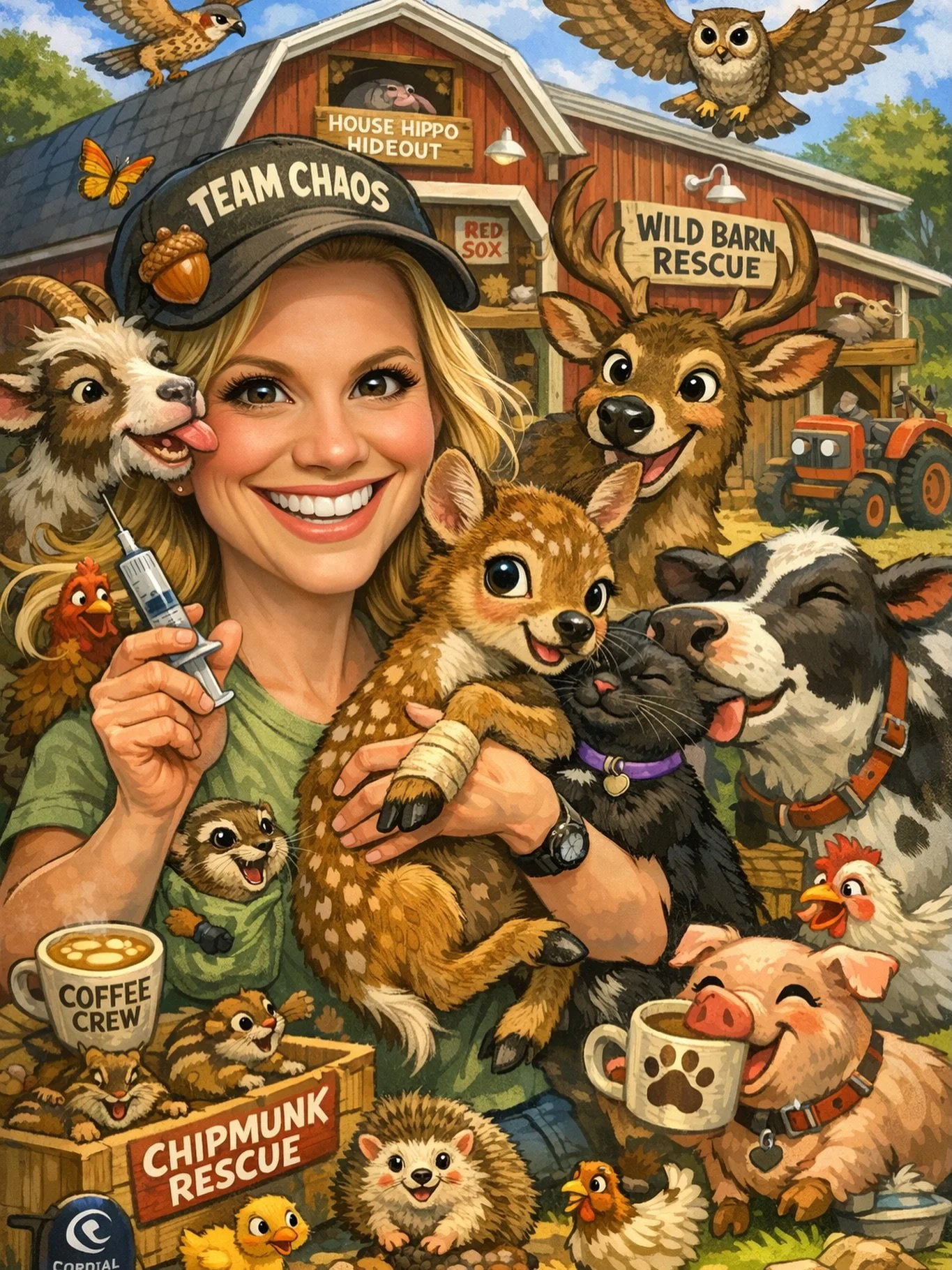 A little quiet thanks to cold weather prep + sick kids, but we&rsquo;re back! 🤍

Jumped on this trend - what do you think? Accurate? Try it out by asking ChatGPT to draw a caricature of you!