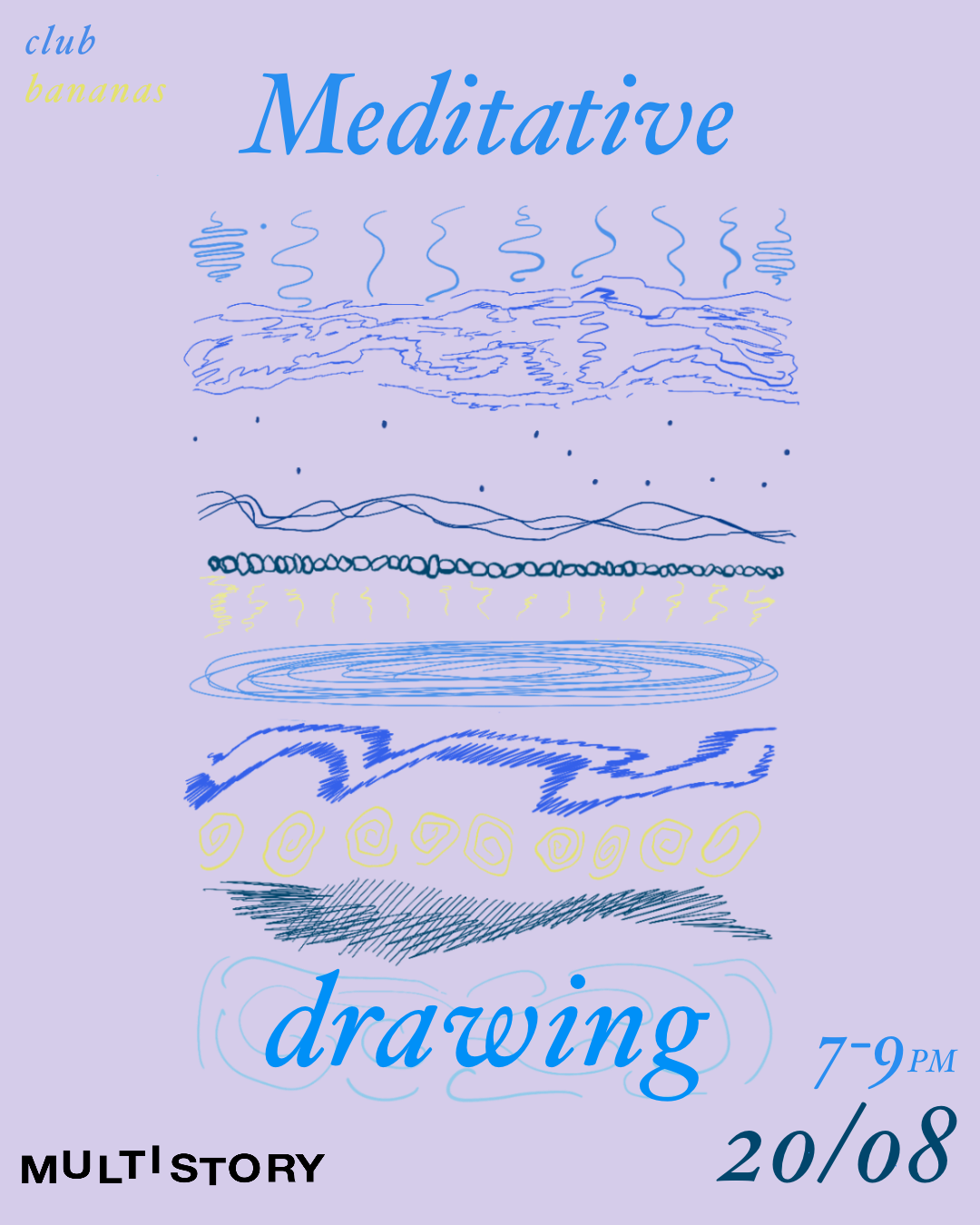 Club Bananas: Meditative Drawing Workshop 