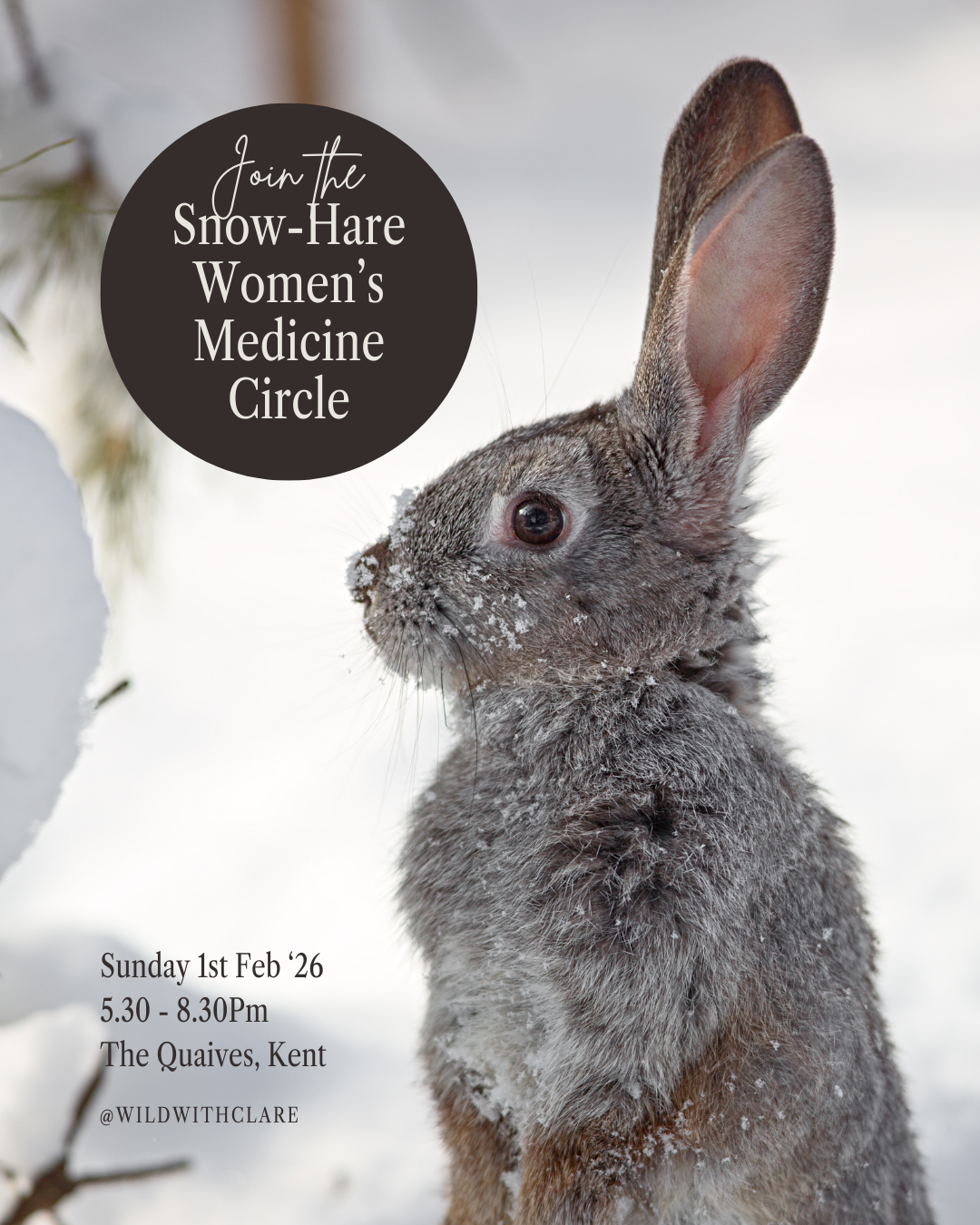 Snow-Hare Full-Moon Women’s Medicine Circle with Clare Rodea Ryan