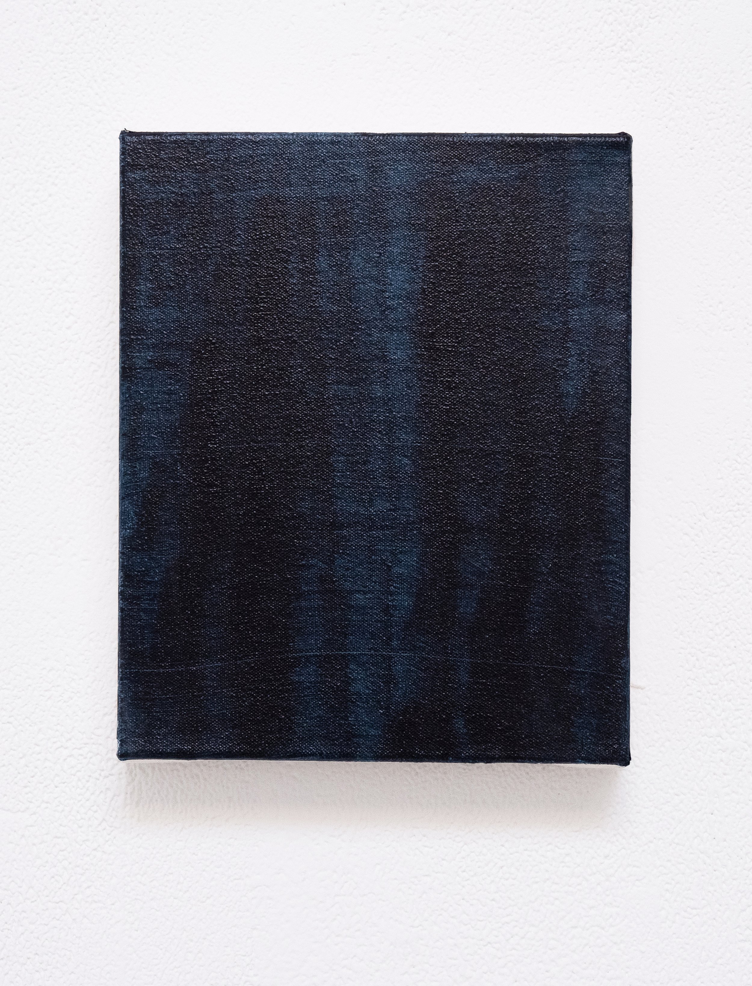 Untitled (Dark Blue), 25 x 20cm, Oil on Canvas, 2025