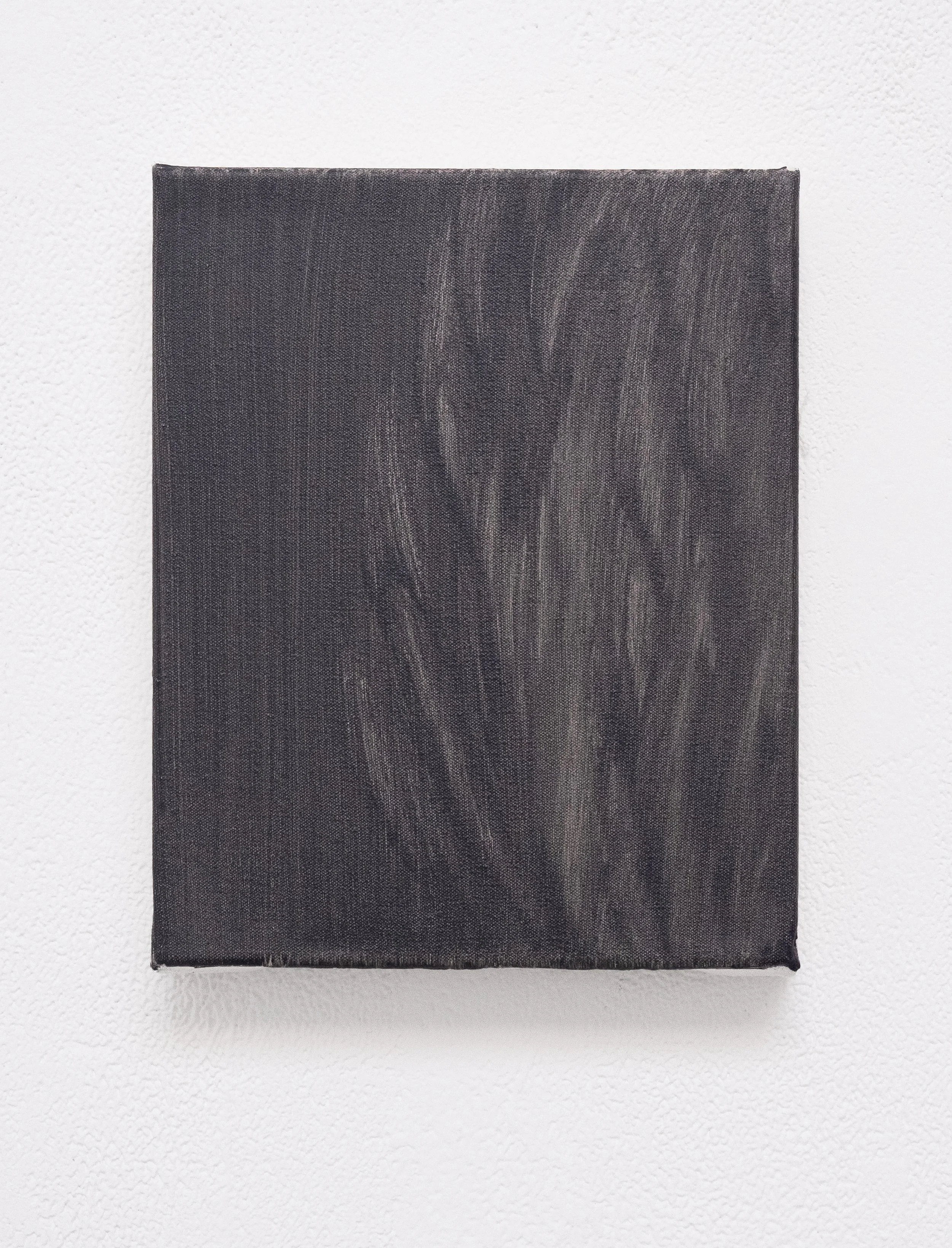 Untitled (Dark Grey), 25 x 20cm, Oil on Canvas, 2025