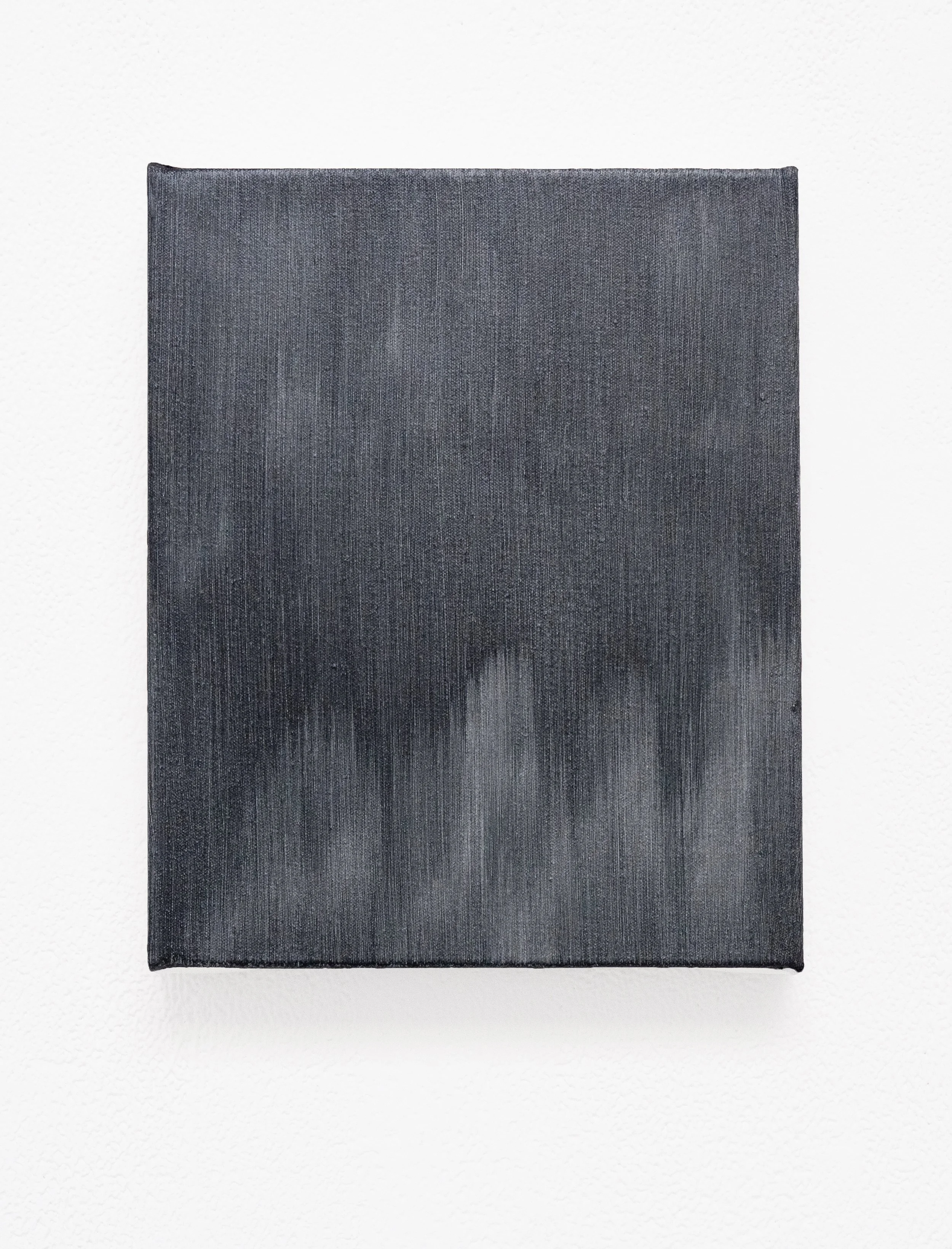 Untitled (Deep Grey), 25 x 20cm, Oil on Canvas, 2025
