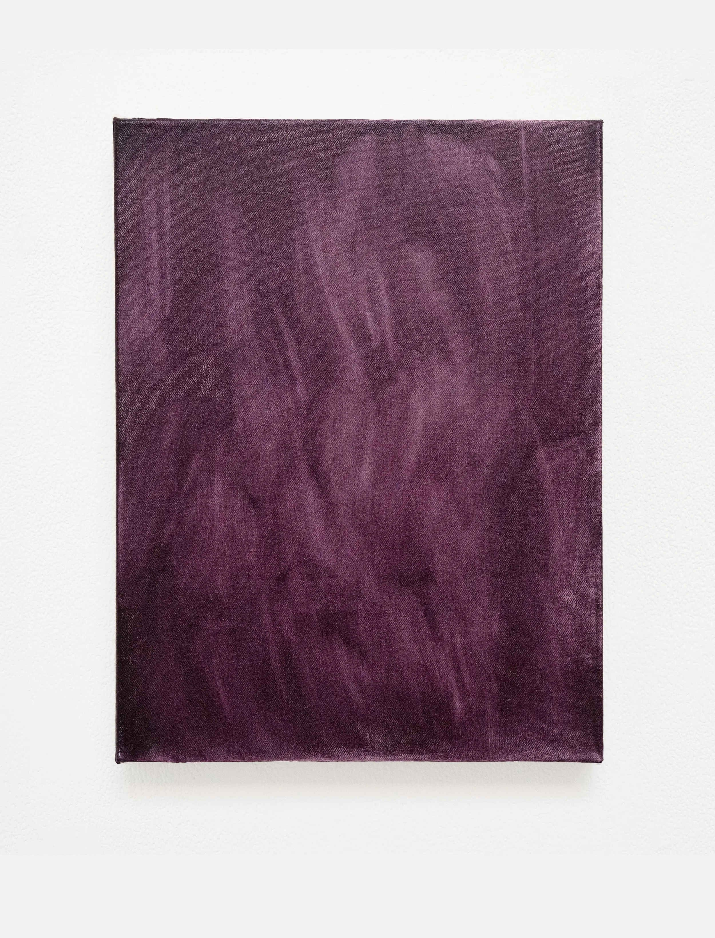 Untitled (Pink - Purple), 40.6 x 30.5cm, Oil on Canvas, 2025