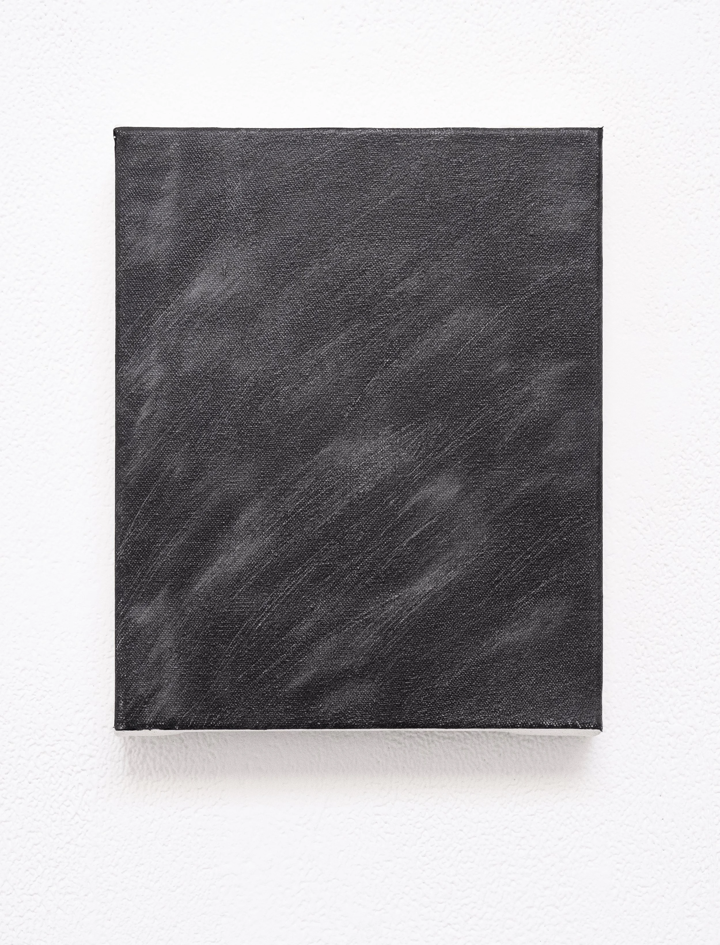 Untitled (Black), 25 x 20cm, Oil on Canvas, 2025