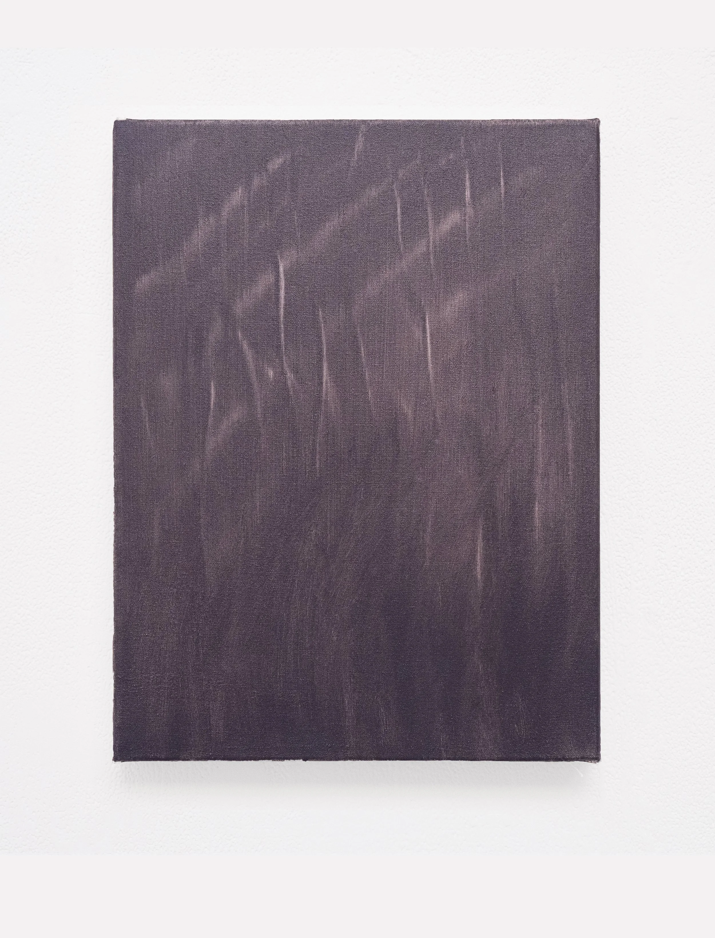 Untitled (Grey - Purple), 40.6 x 30.5cm, Oil on Canvas, 2025