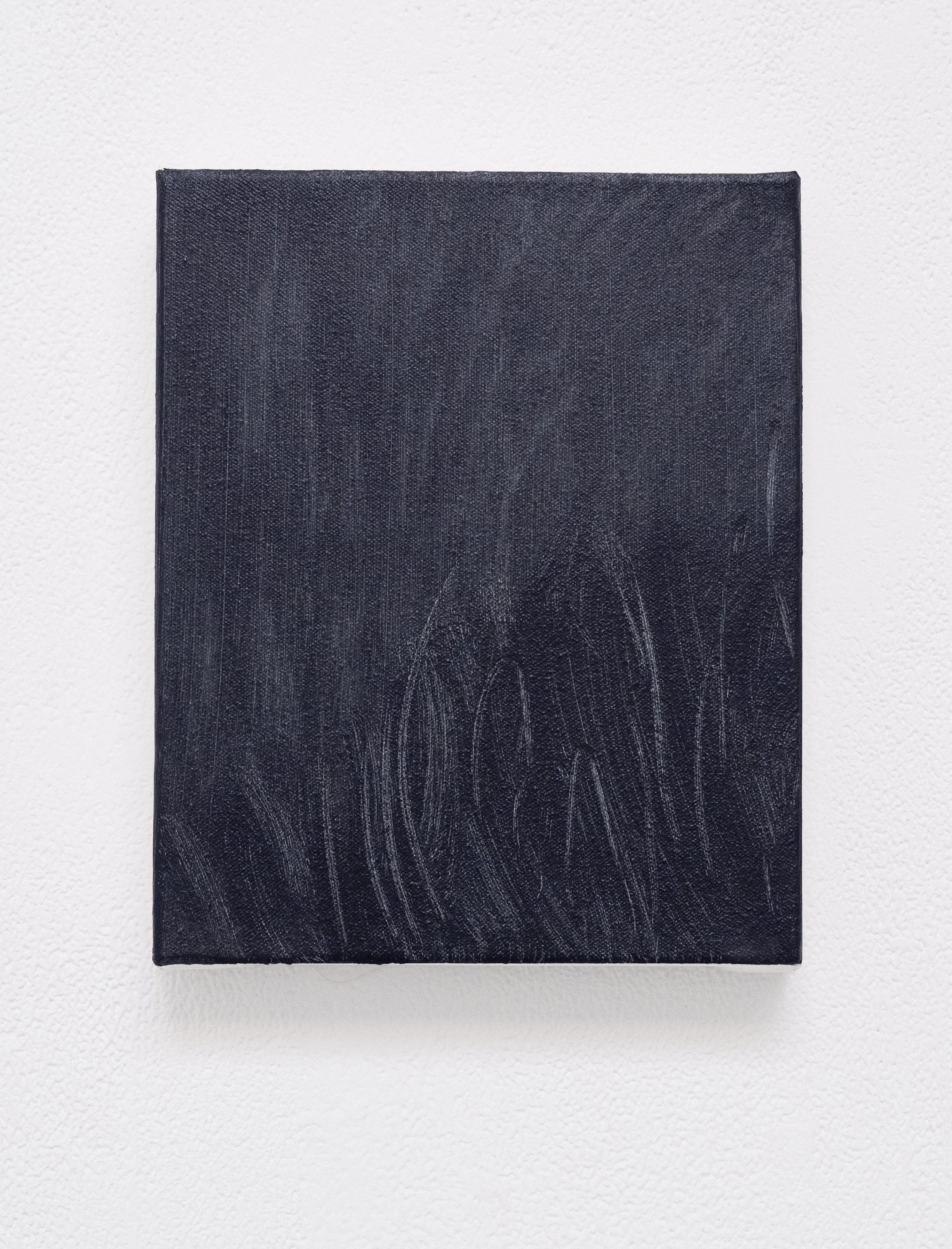 Untitled (Blue - Grey), 25 x 20cm, Oil on Canvas, 2025