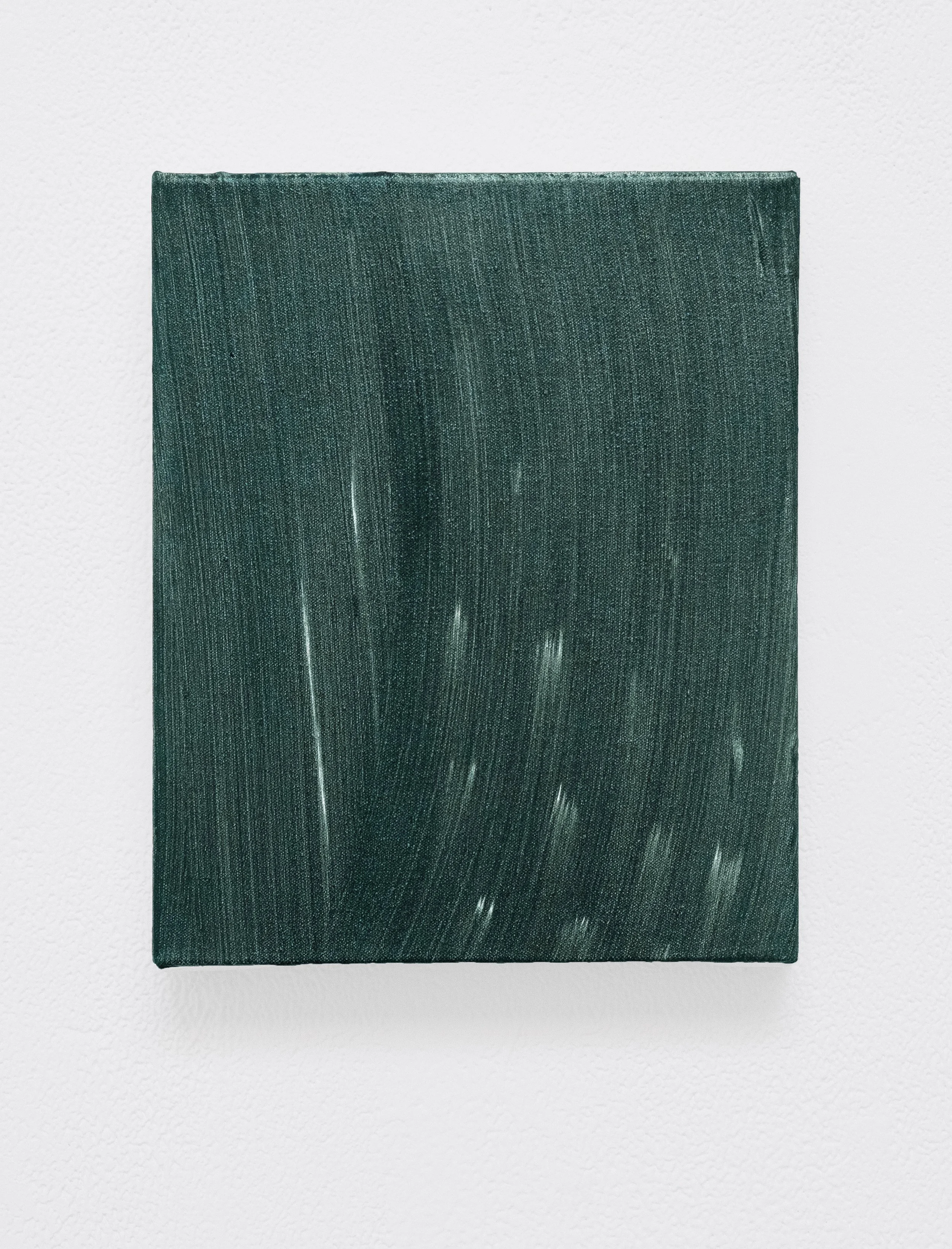 Untitled (Green), 25 x 20cm, Oil on Canvas, 2025