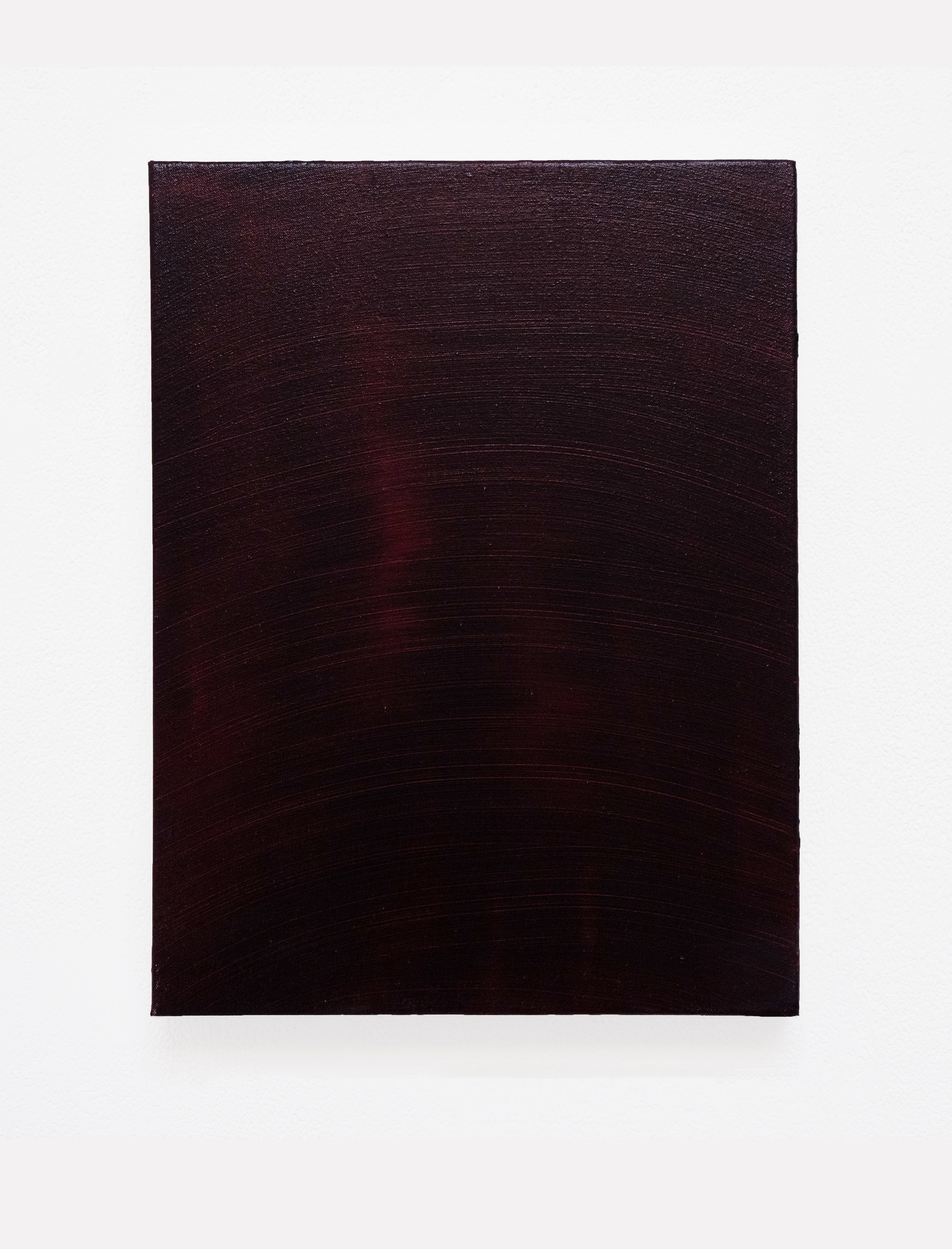 Untitled (Deep Red), 40.6 x 30.5cm, Oil on Canvas, 2025