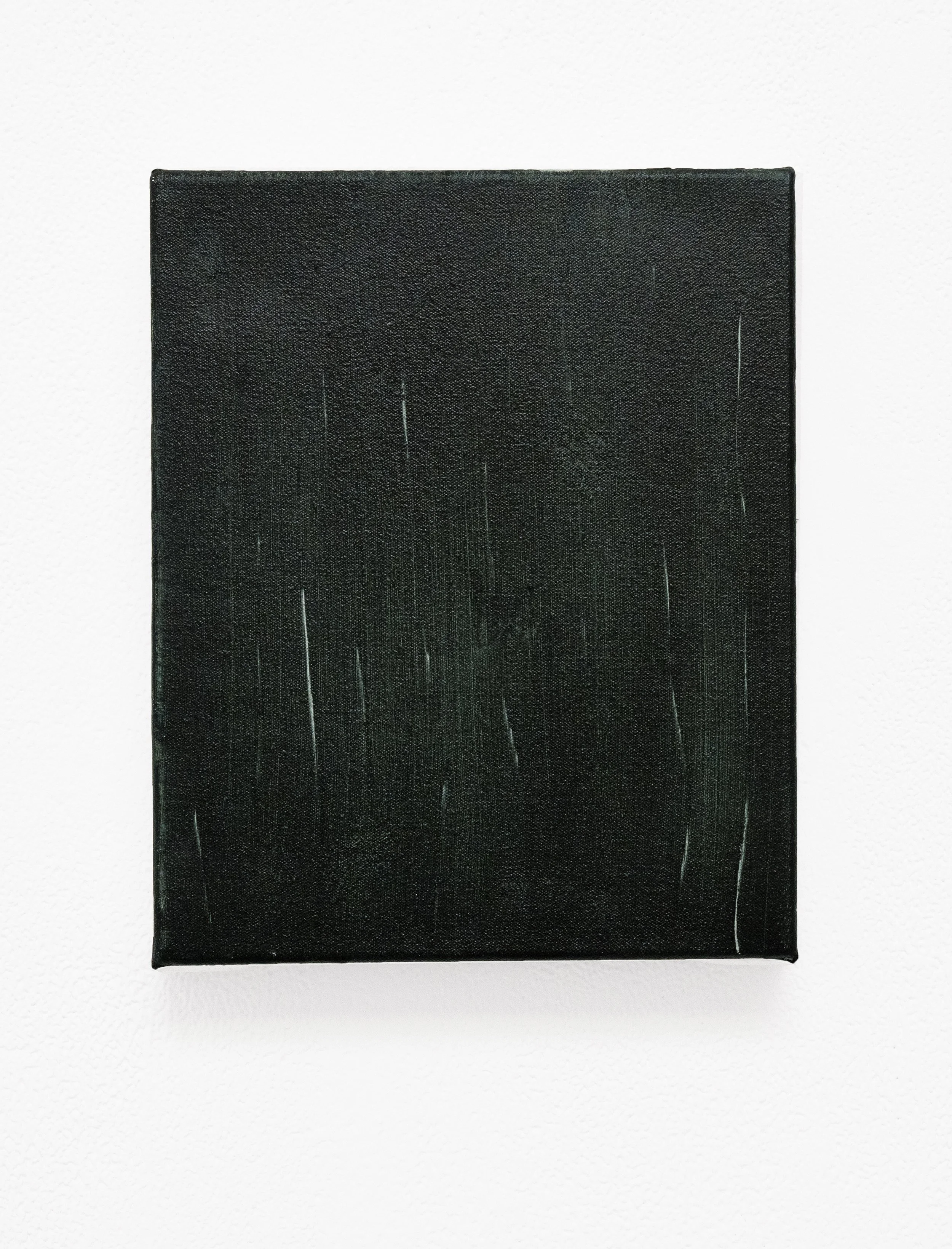 Untitled (Dark Green), 25 x 20cm, Oil on Canvas, 2025