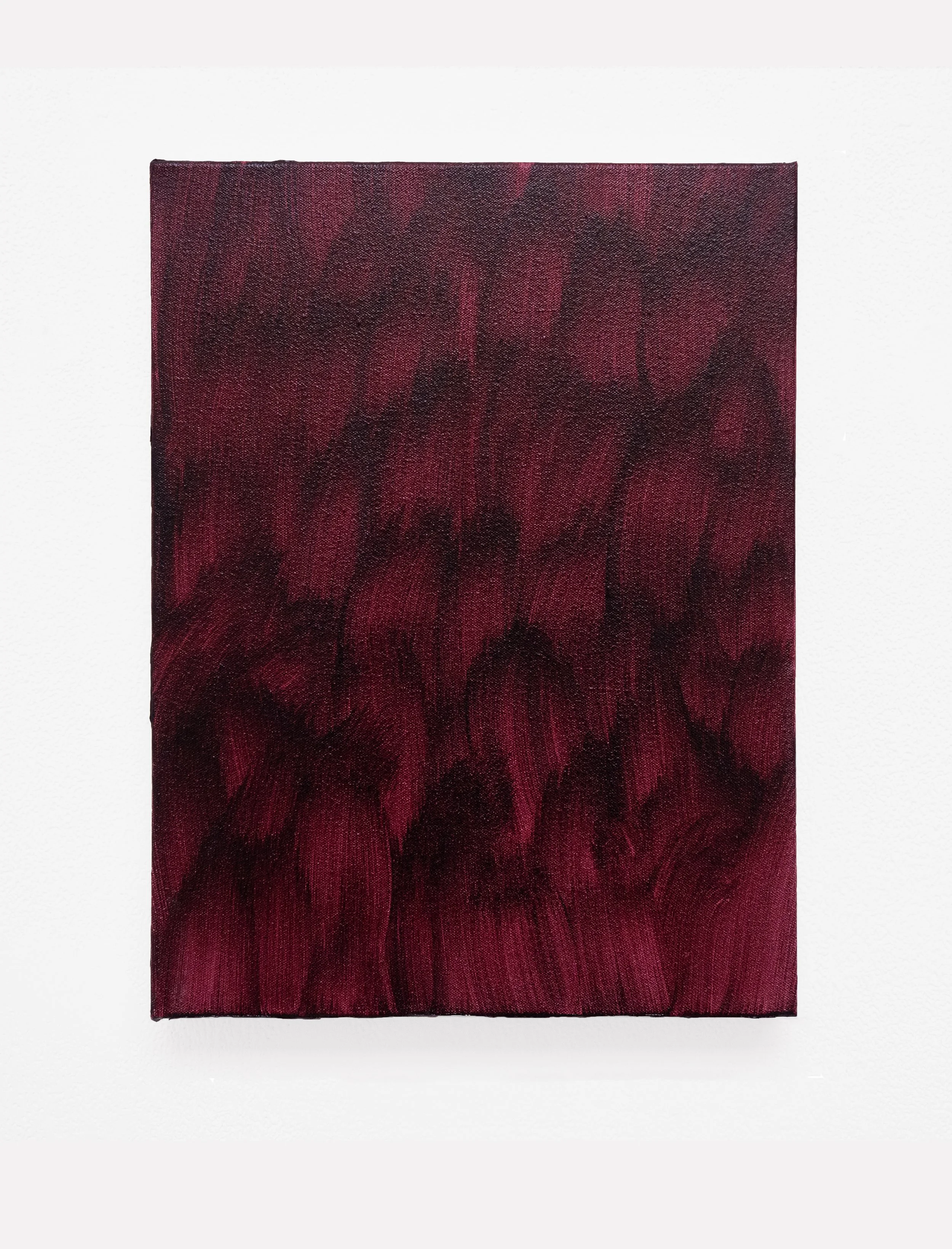 Untitled (Red), 40.6 x 30.5cm, Oil on Canvas, 2025