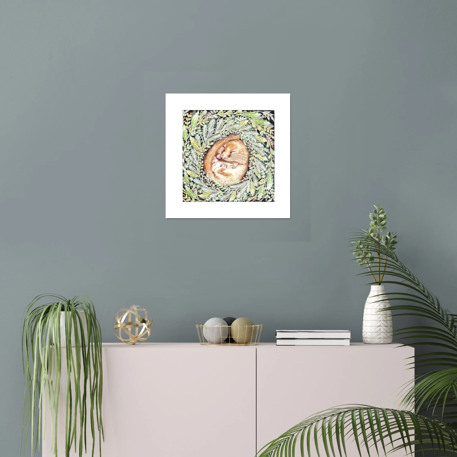 16 inch unframed pic Cosy Mr Dormouse.jpg