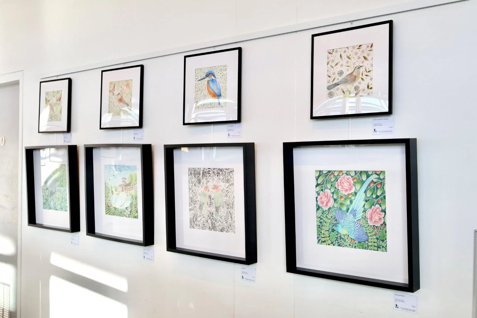 We're so honoured to be back at @wwtslimbridge for our second exhibition! 
We're proud to be showcasing more artworks than last time, as well as exhibiting for a longer period (3 months). 

❤️This exhibition is especially exciting, as we've been comi