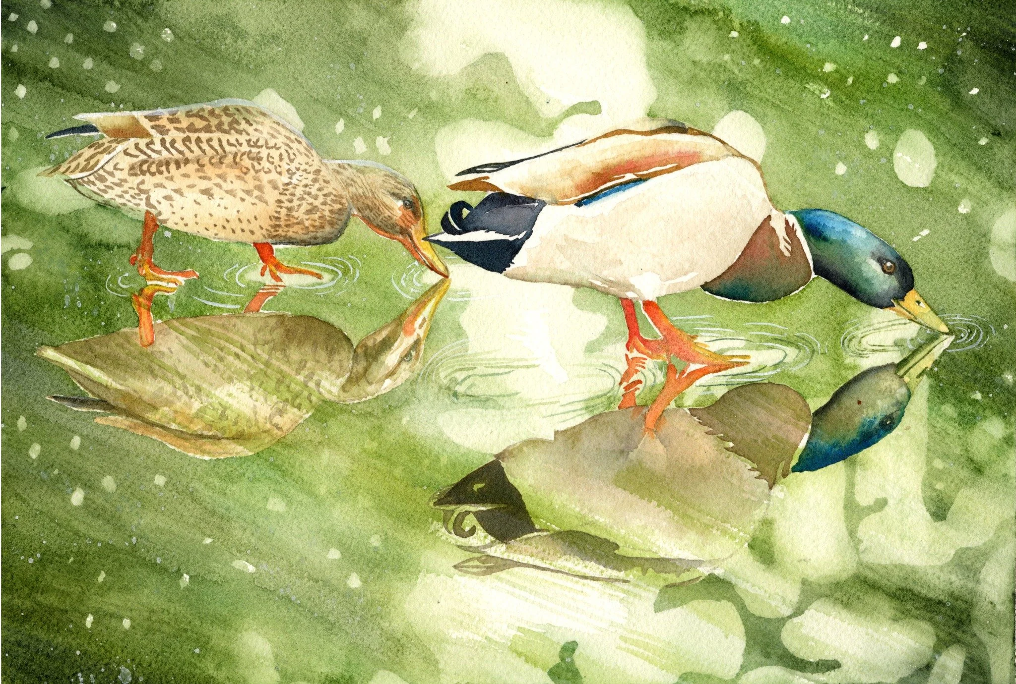 What do you think of week 3's final artwork? Caroline had a lot of fun working on this piece. 
#FunSizedArtSchool 

➡️Swipe to see the reference photo + (cropped) equipment list. 

This week's project is all about:
🎨Colour mixing. By using primary c