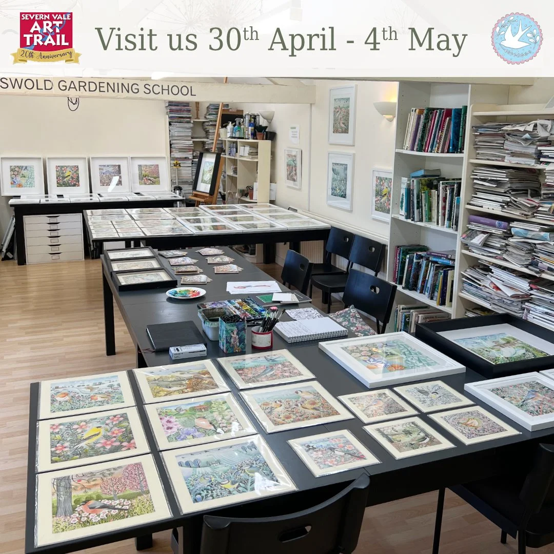 We're thrilled to be part of the Severn Vale Art Trail this Spring!
@severnvalearttrail 

Available items: 
🎨Framed gicl&eacute;e prints.
🎨Premium unframed gicl&eacute;e prints.
🎨Original artwork.
🎨Quality greetings cards.
🎨Hardback A5 journals.