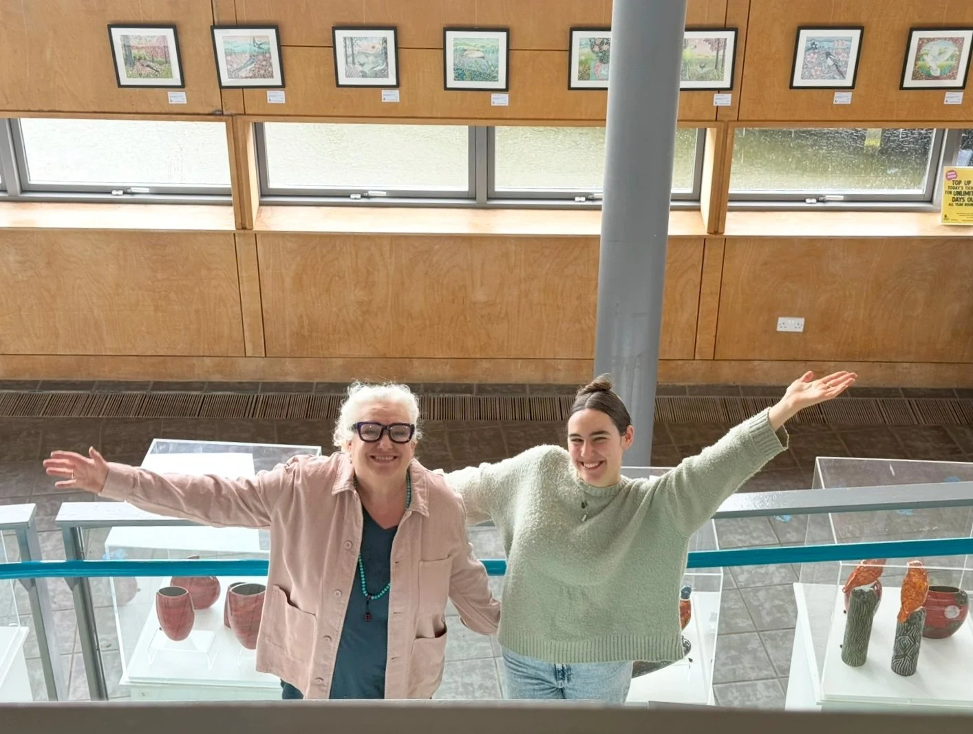 A big thank you to @wwtslimbridge for inviting us back for our second exhibition, and a big thank you to everyone who stopped by to see it. 

A huge thank you to anyone who bought our framed originals, giclee prints, greetings cards, journals and jig