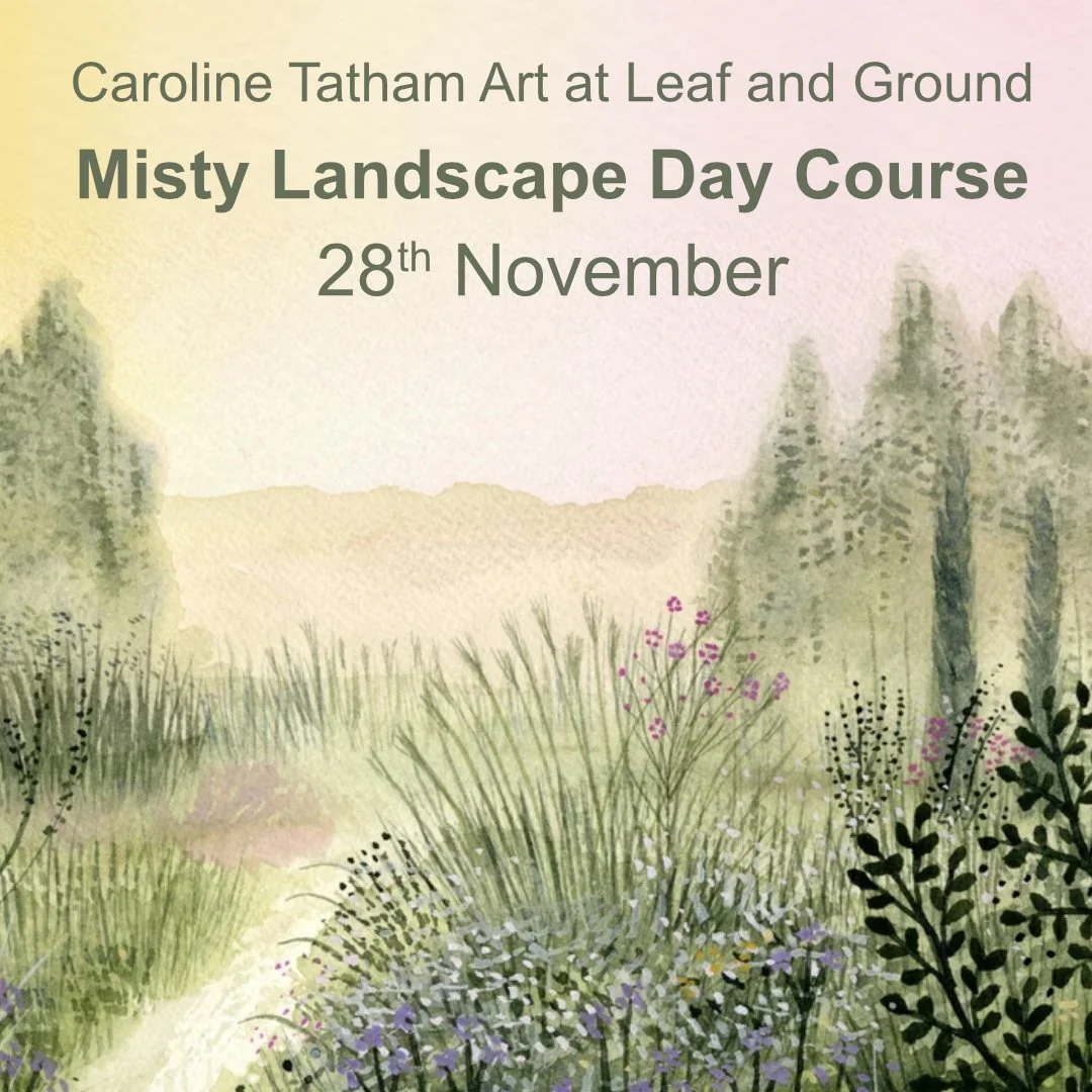 Here at Caroline Tatham Art, we're so excited to announce our new day course with @leafandground!

🎨Discover fundamental watercolour techniques, learn how to paint a beautiful landscape artwork in watercolour and gouache, and take part in an optiona