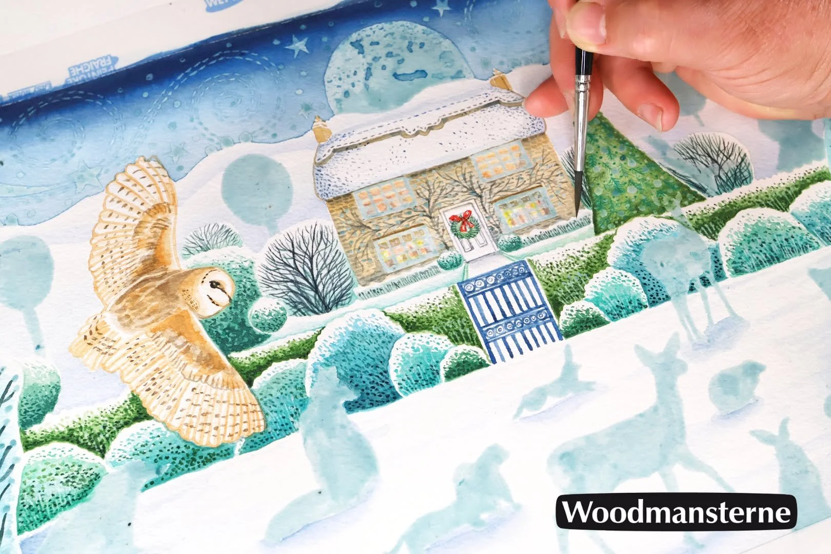 ❄️A sneak peek into our exciting secret project with Woodmansterne Publishing for this Christmas!

❄️Mum (Caroline) and I can't wait to see it in stores!

-Emma Tatham

#art #WoodmansternePublishing #paintingprocess #artist #Woodmansterne secretproje