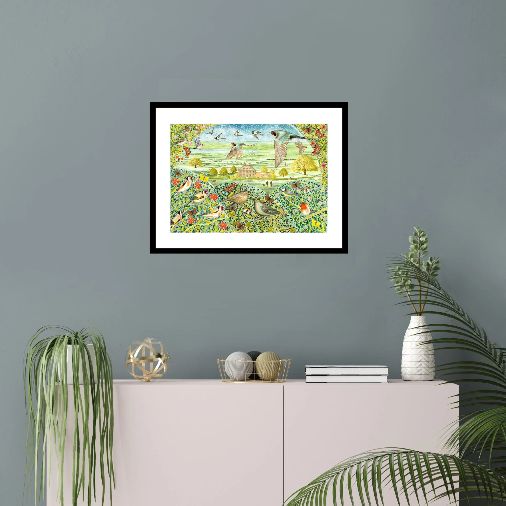16 x 20 inch framed pic The arrival.jpg