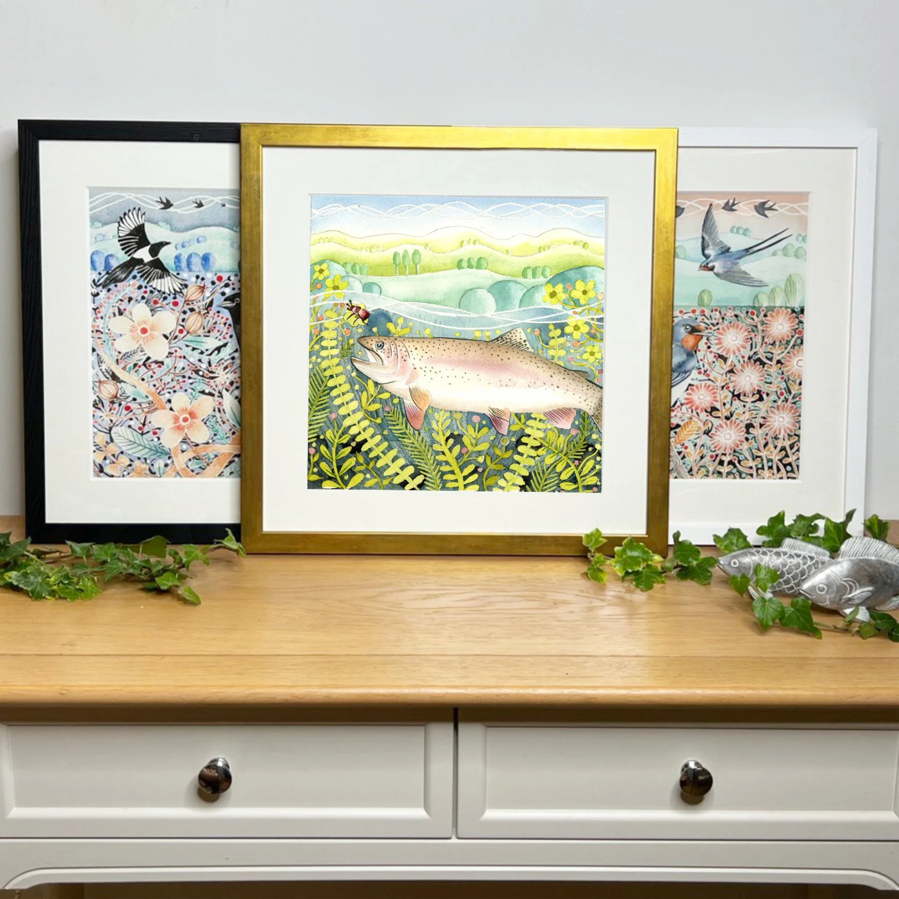 framed prints trout.jpg