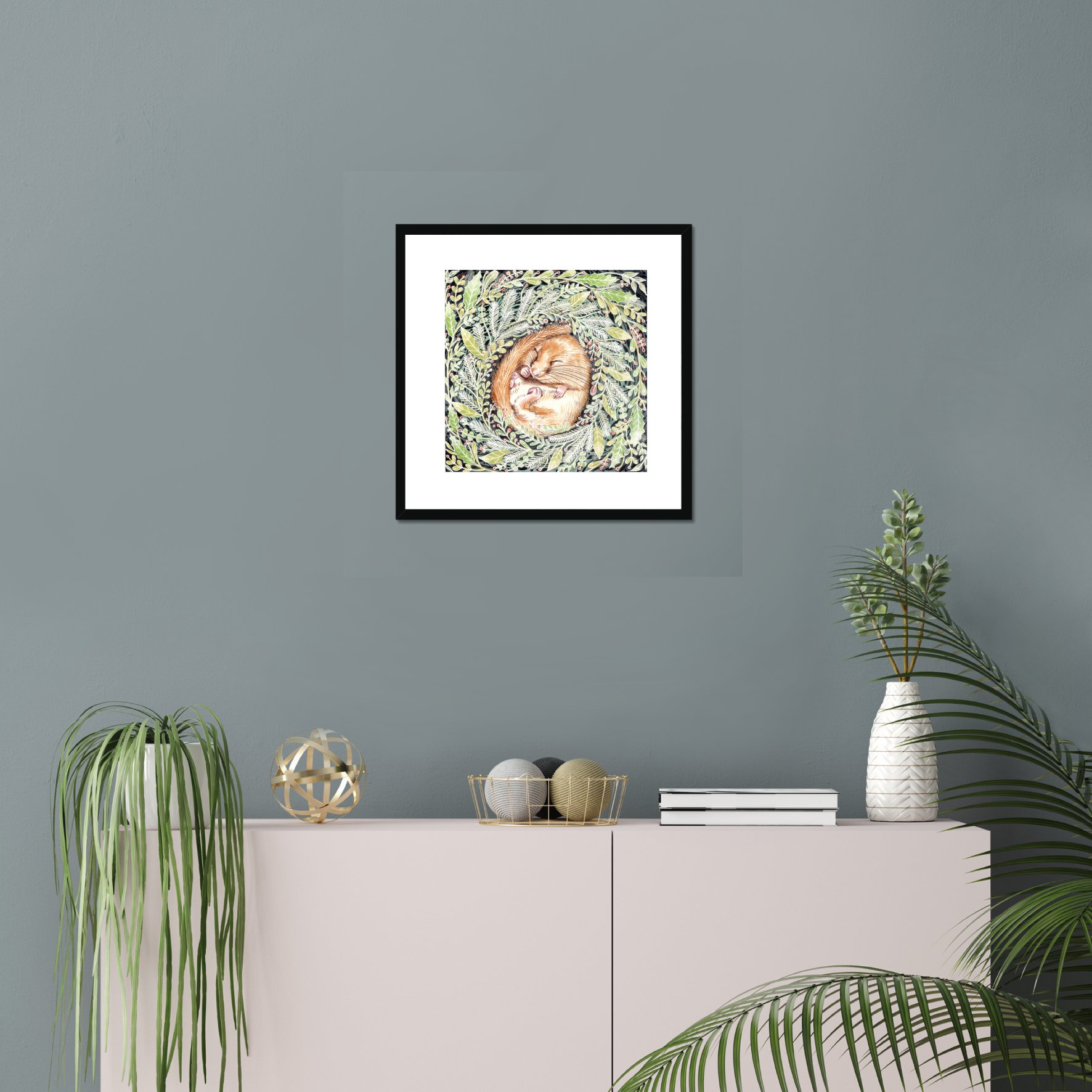 16 inch framed pic Cosy Mr Dormouse.jpg (Copy)