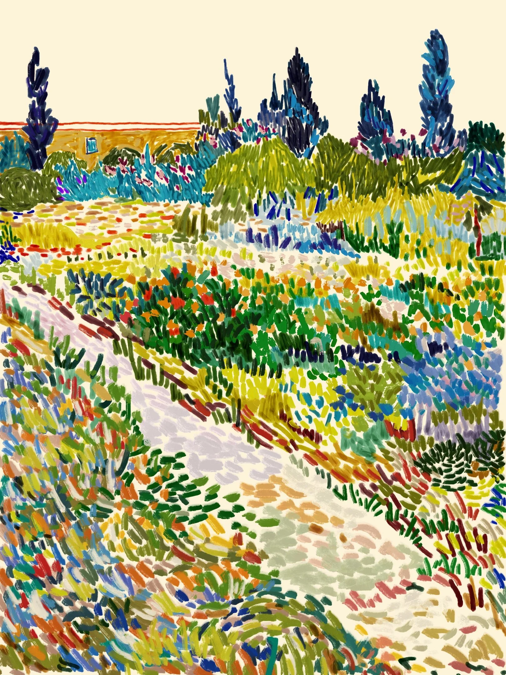 Van Gogh's fields 