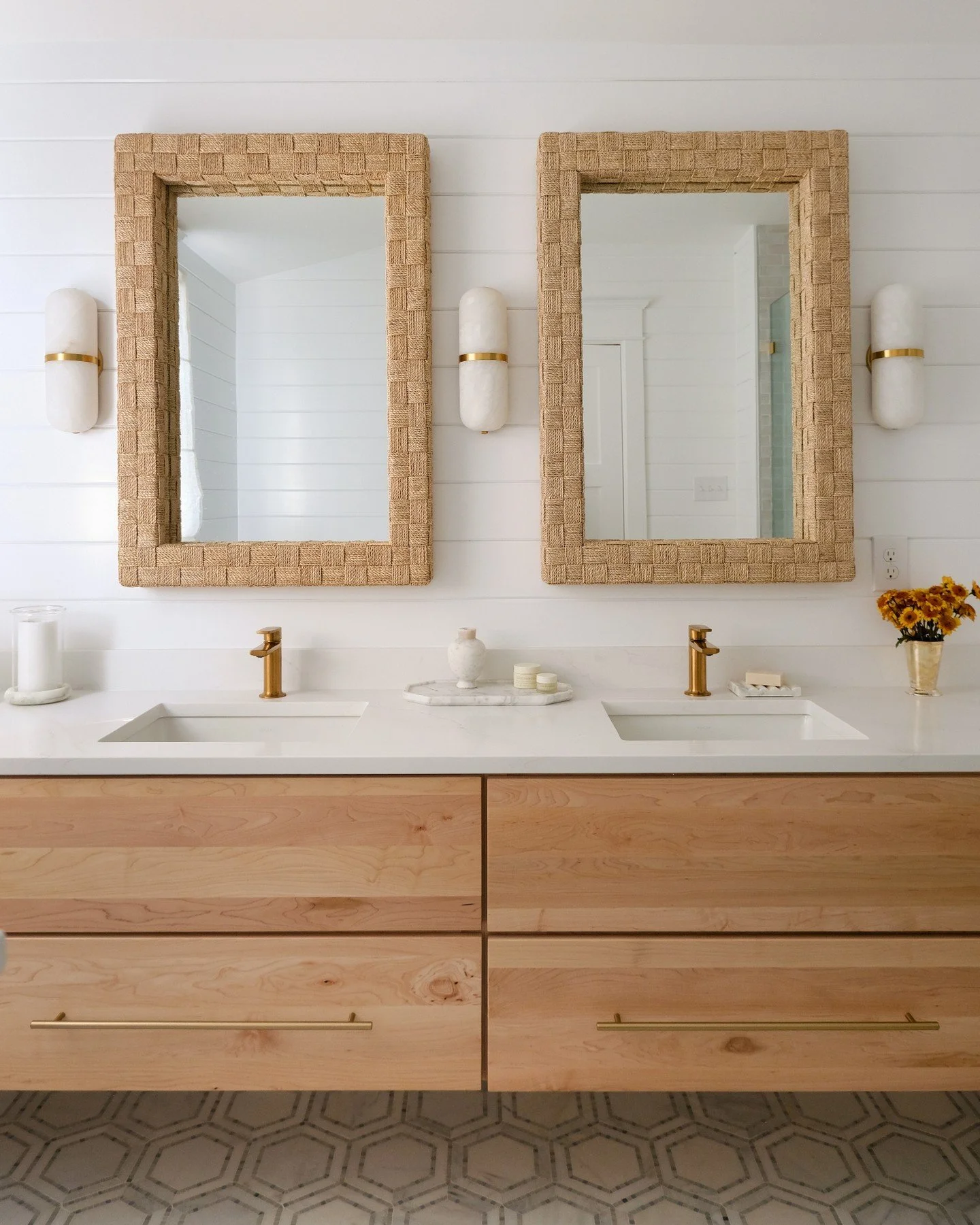 Bathrooms may be one of the smallest rooms in the home but they can have one of the biggest impacts on how you start and end your day

We transformed this bathroom into to a light and airy coastal retreat. A space designed to make slow mornings feel 